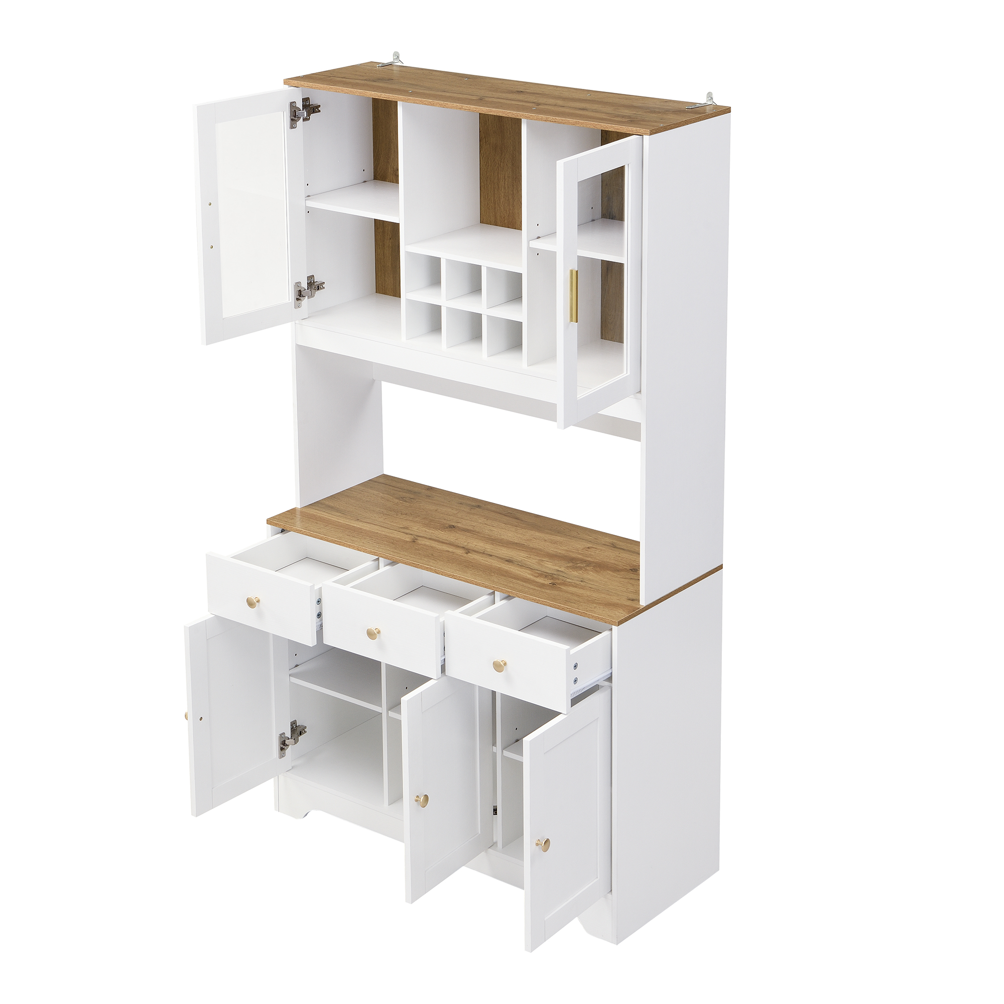 produit fini buffet style rustique