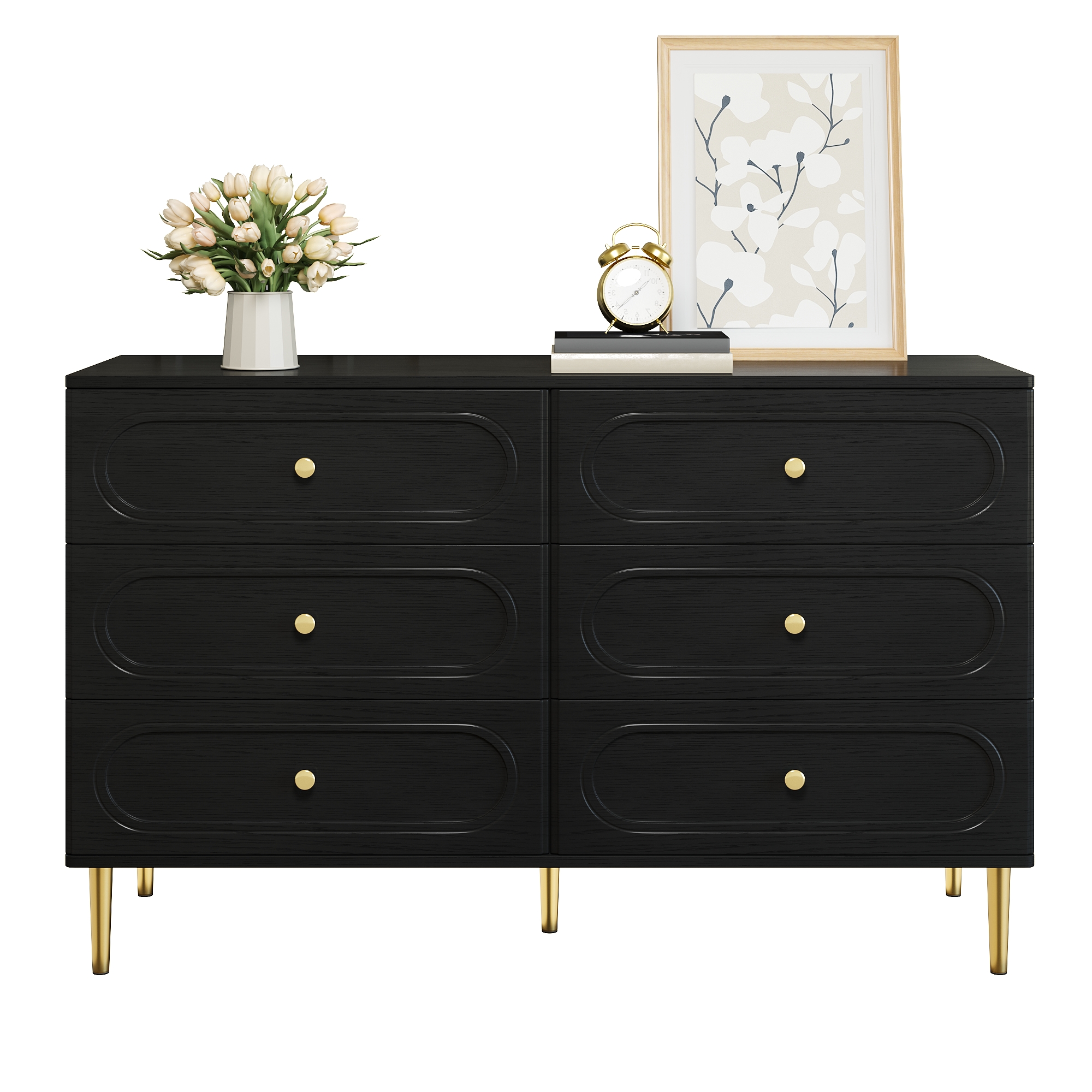 Design commode noir moderne