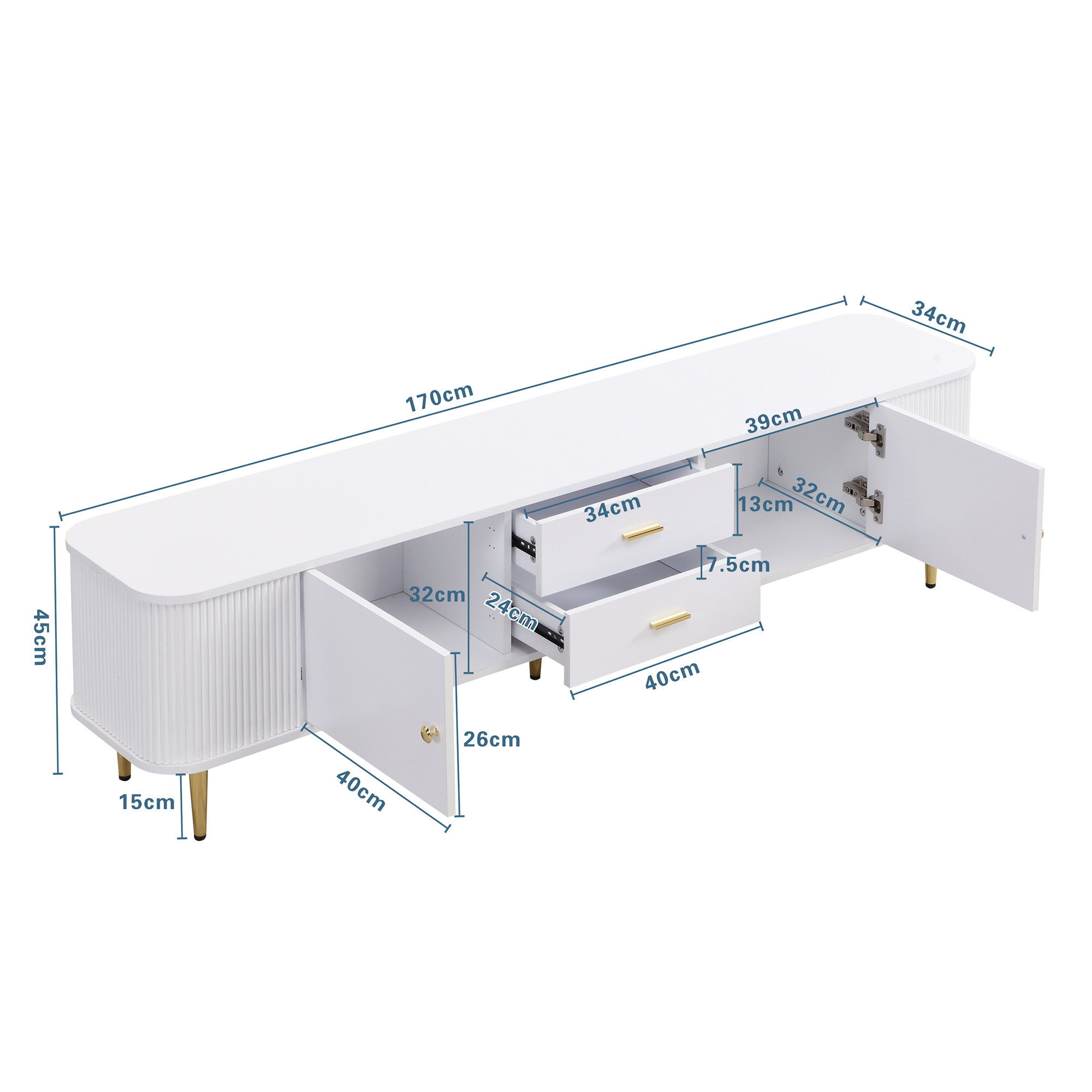Dimensions du meuble TV