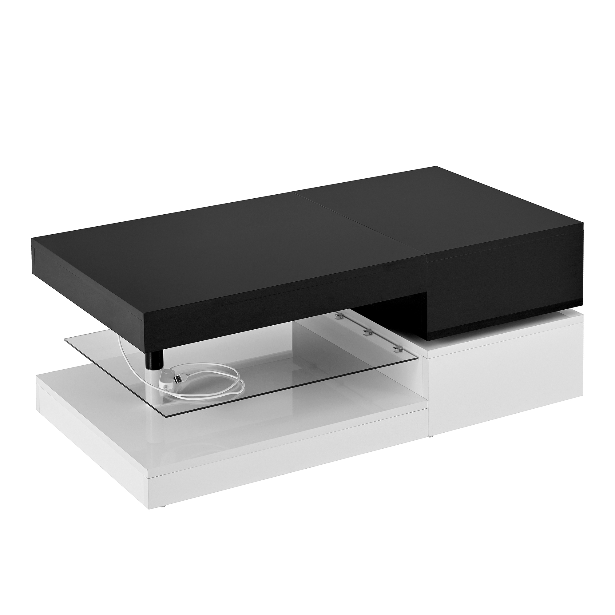 vue perspective du meuble TV