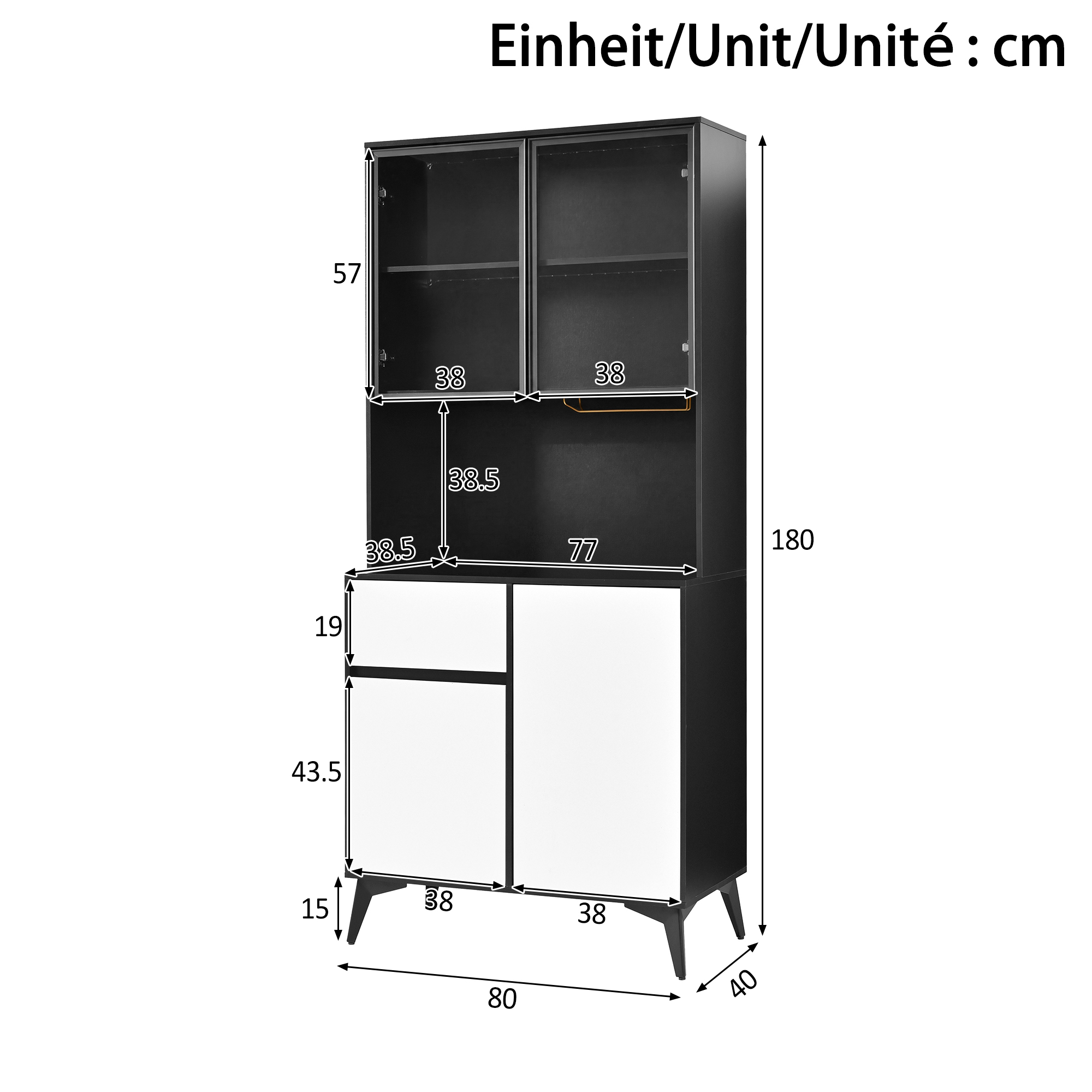 Dimensions du buffet
