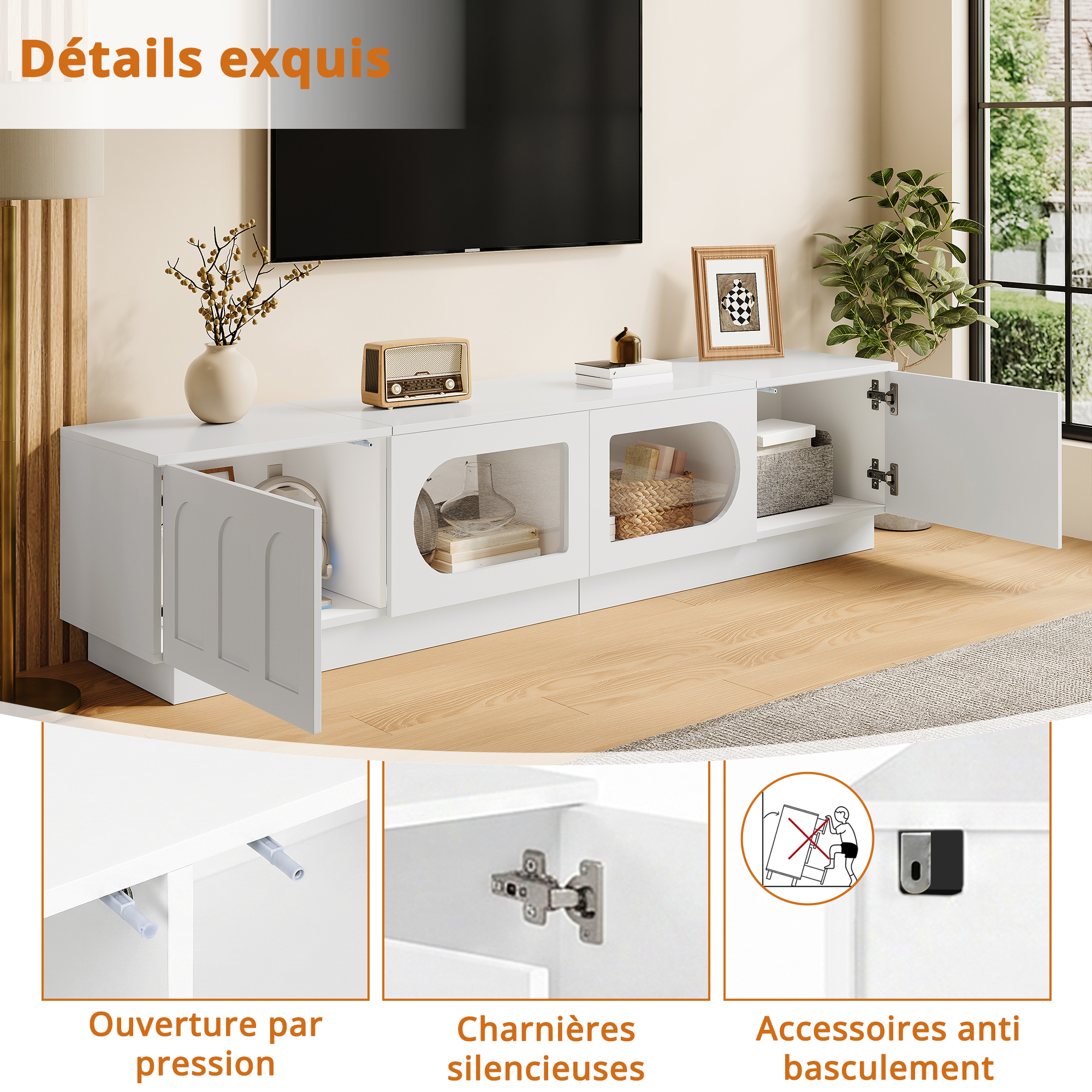 Éclairage LED meuble TV