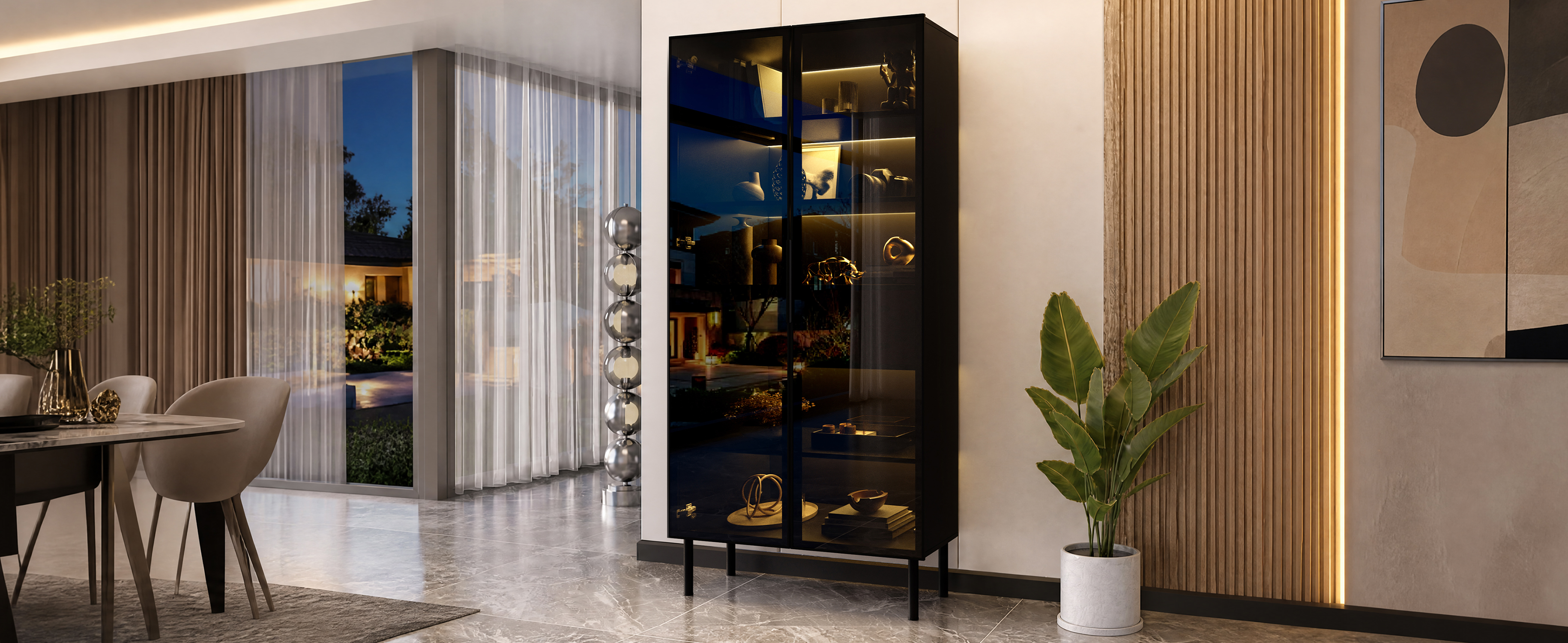 Présentation du vitrine