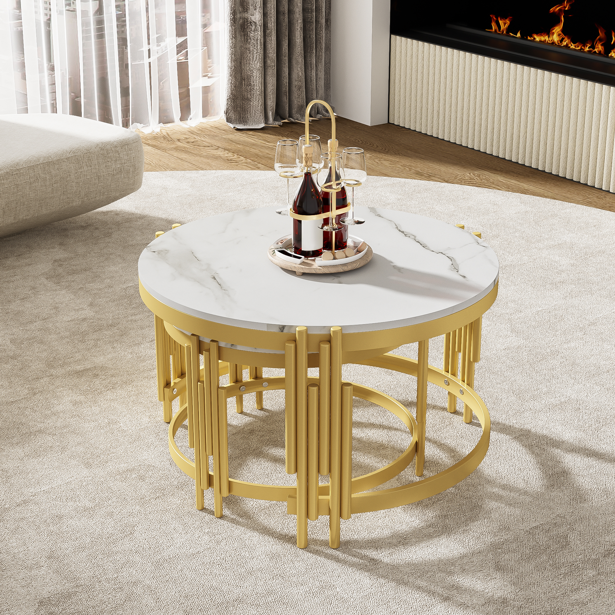Détail du table basse