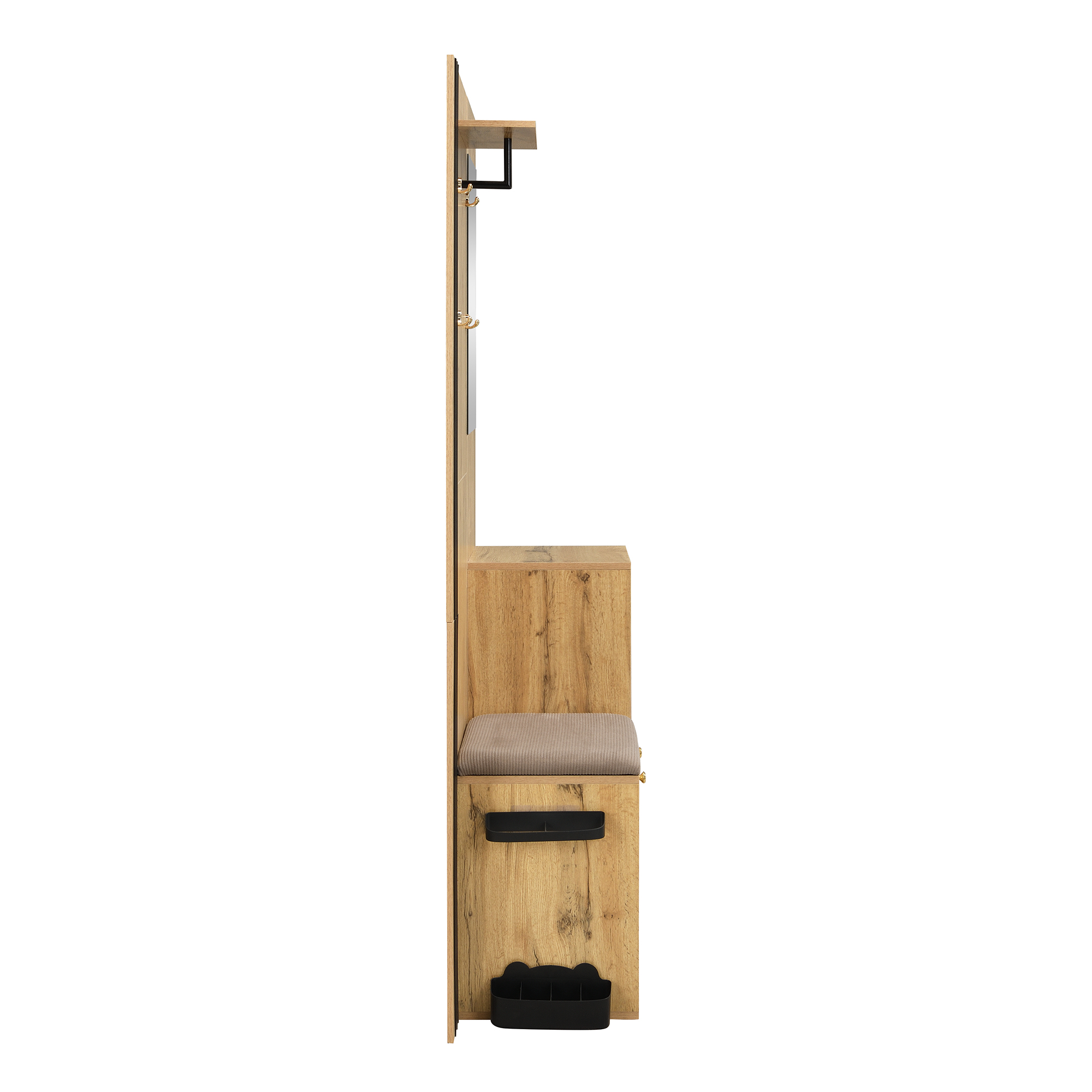 Détail du meuble d'entrée