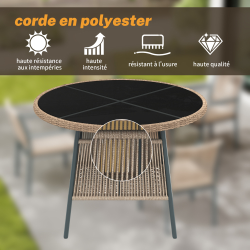 Structure en fer robuste - couleur gris