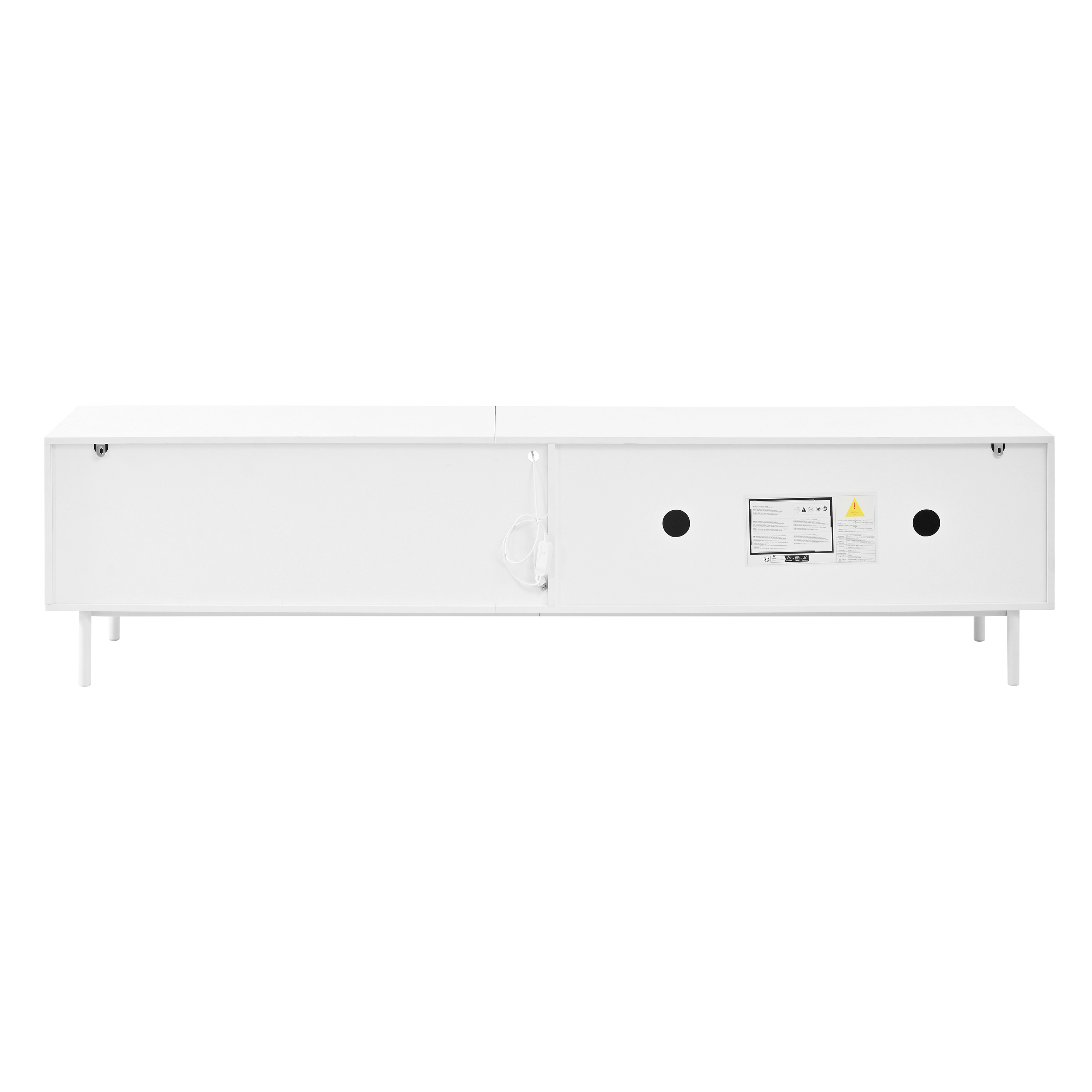 Détail du meuble TV