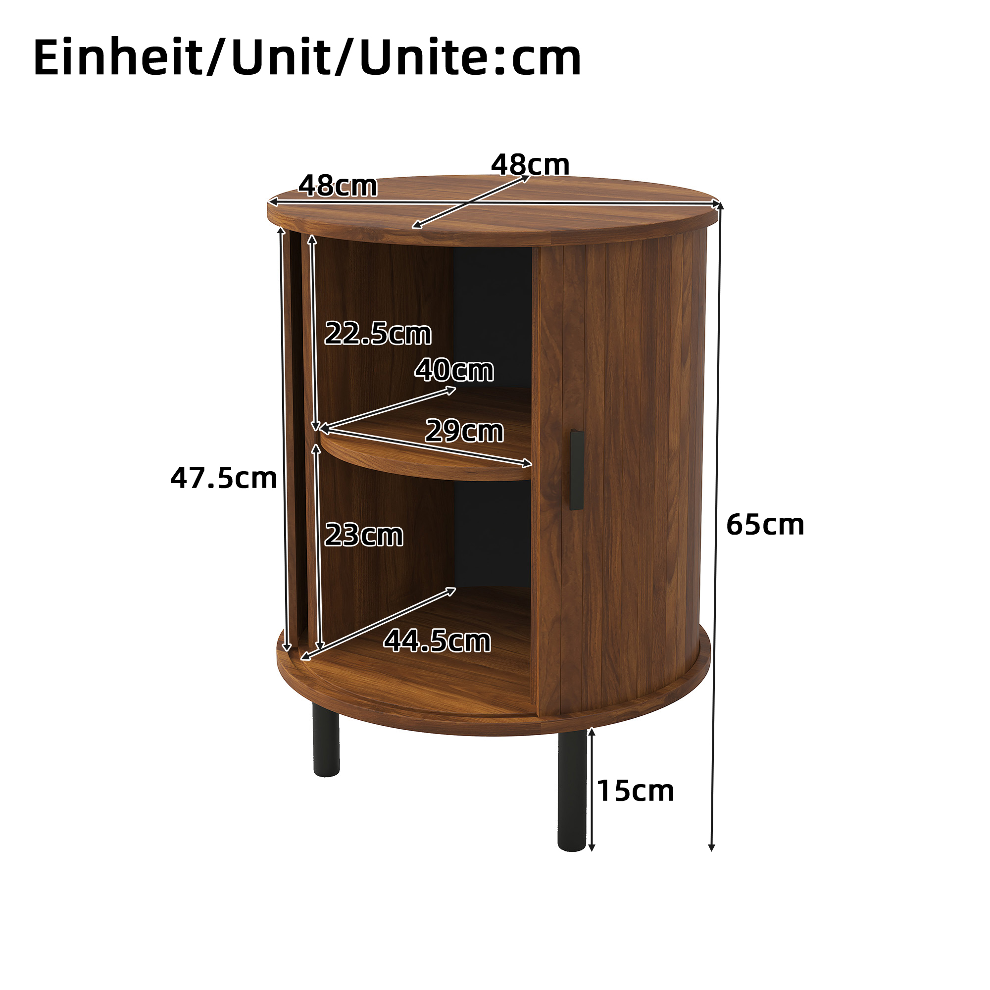 Dimensions du buffet