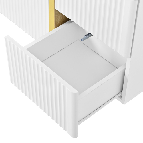 Structure en panneaux de particules et MDF avec finition mate