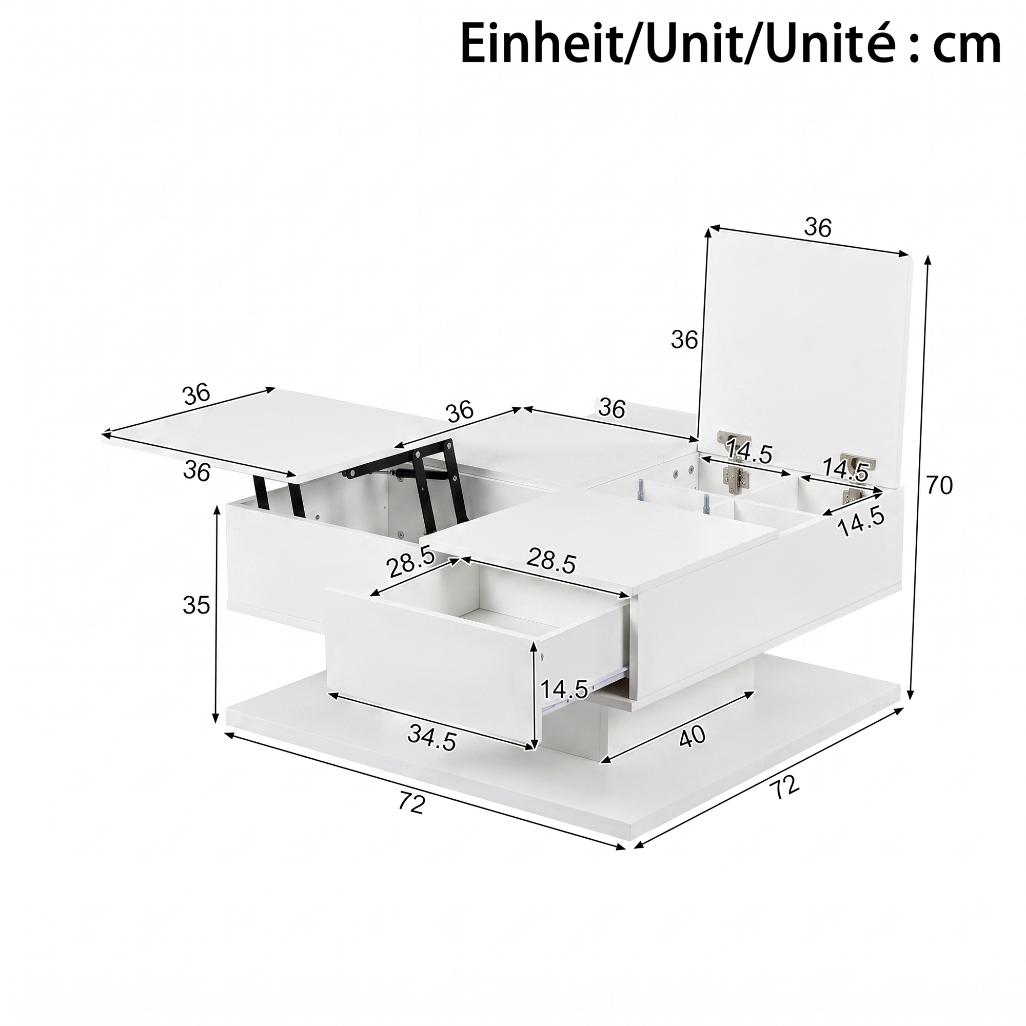 Image 4 – Table basse blanc
