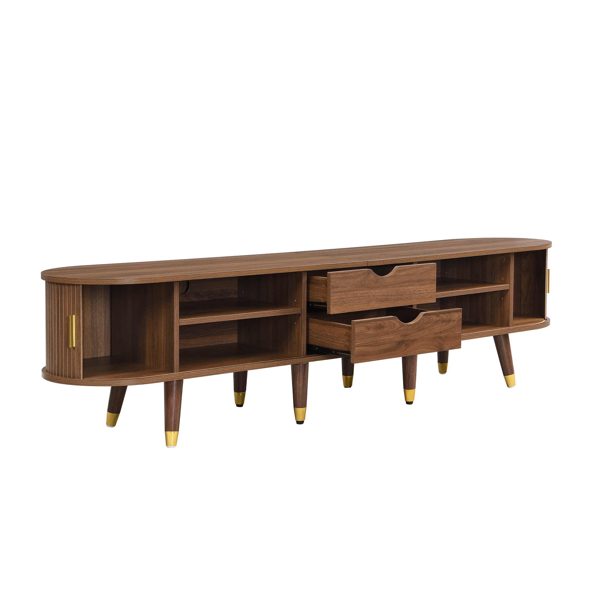 détail plateau relevable de la table basse ovale