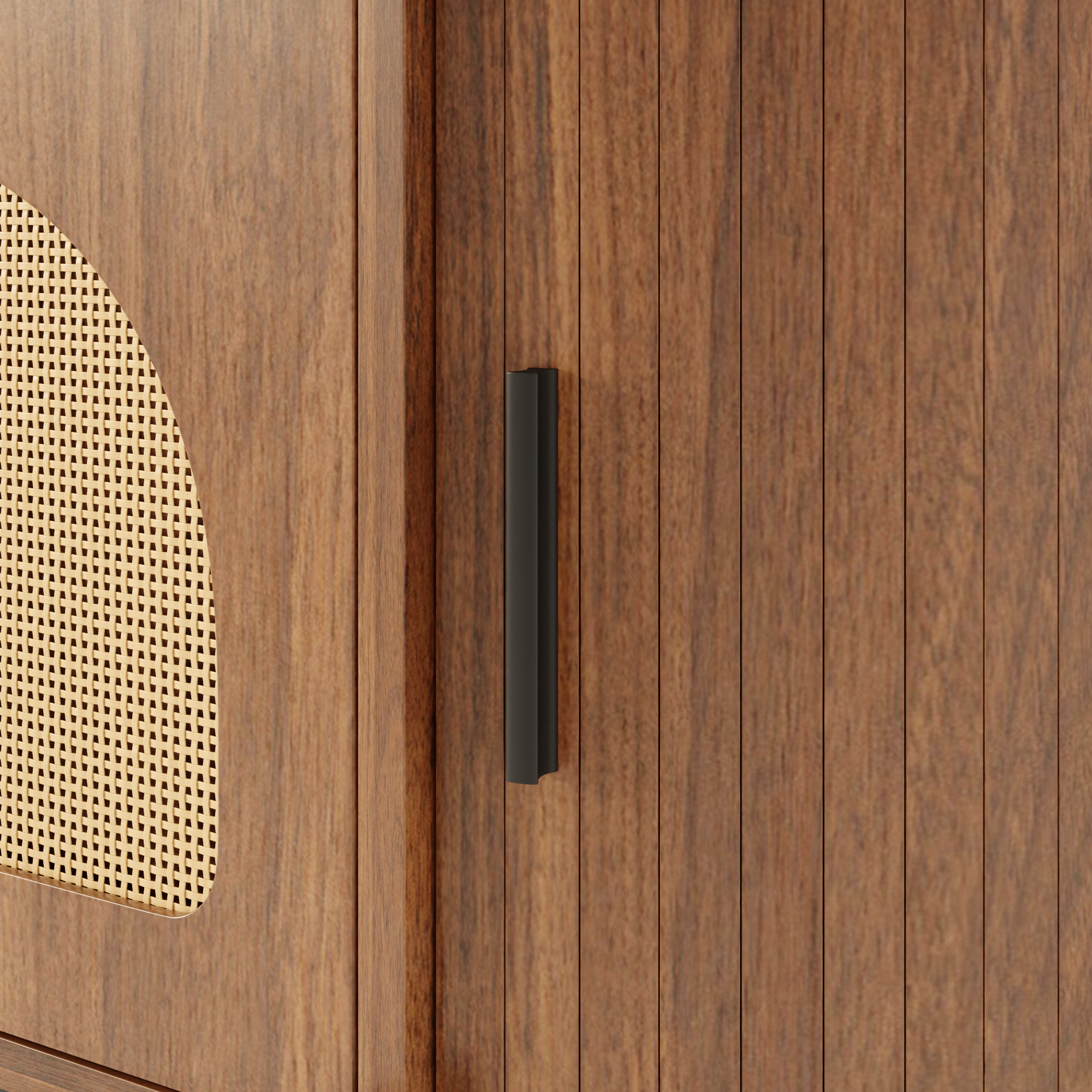 Détail du meuble TV