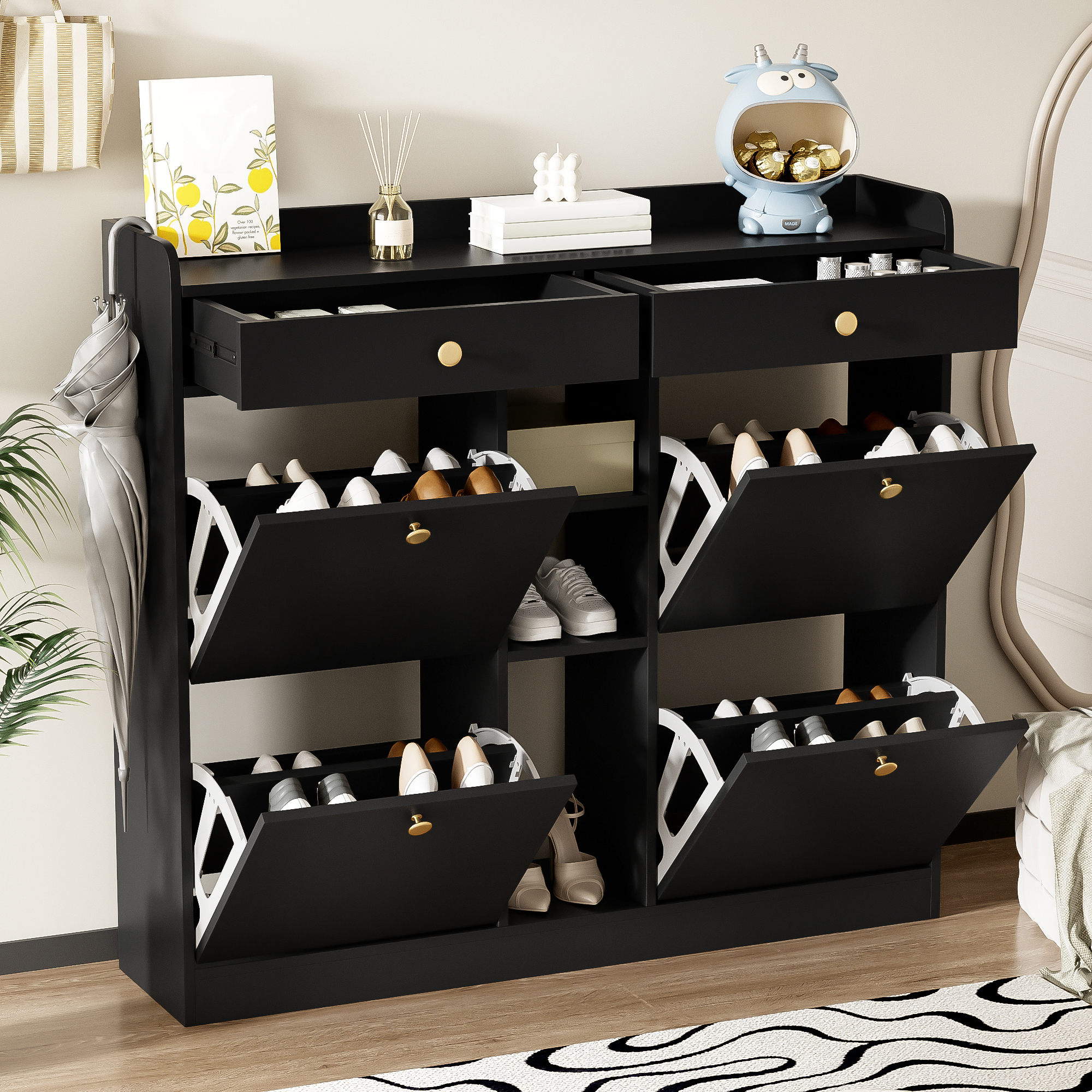Un rangement organisé avec précision