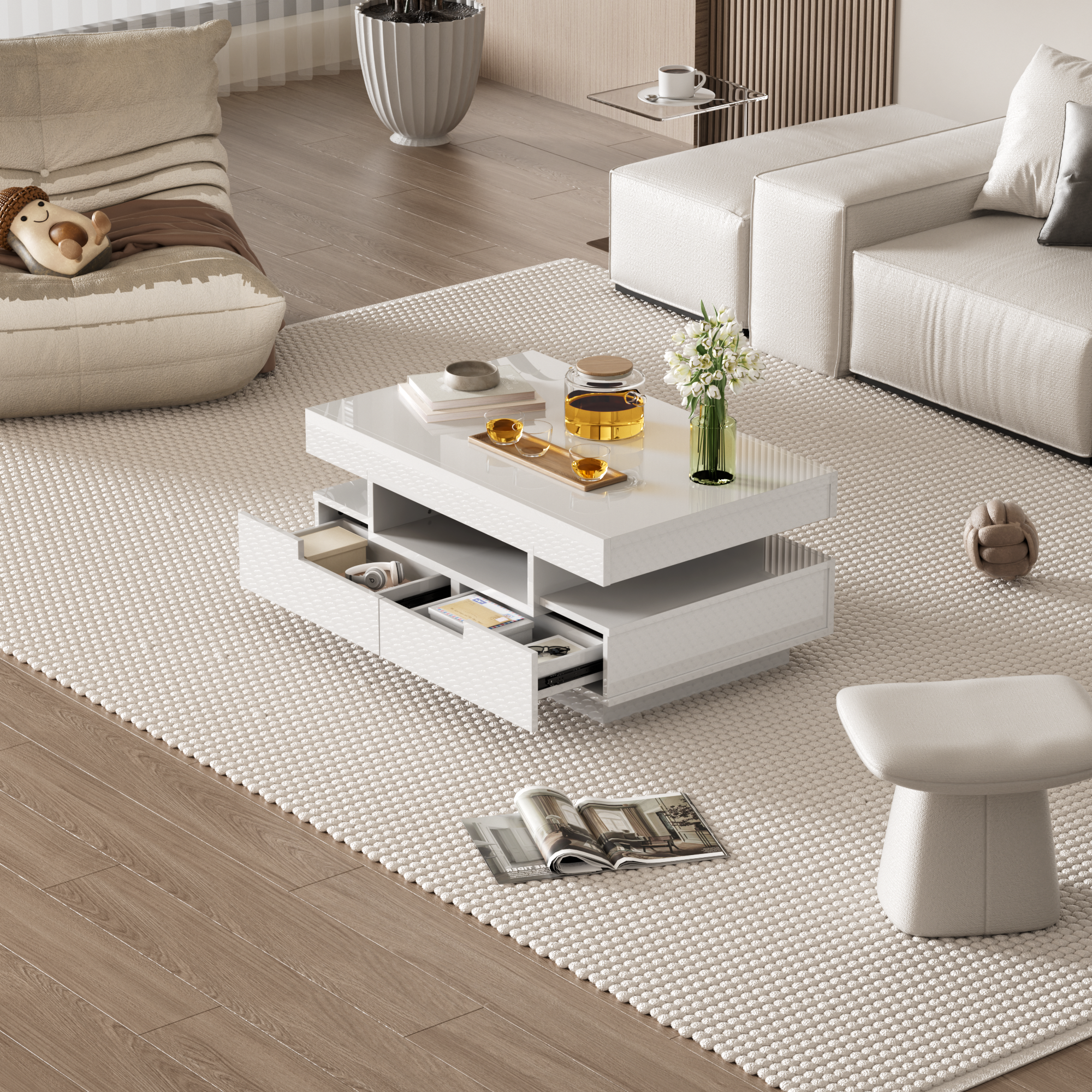 Détail du table basse