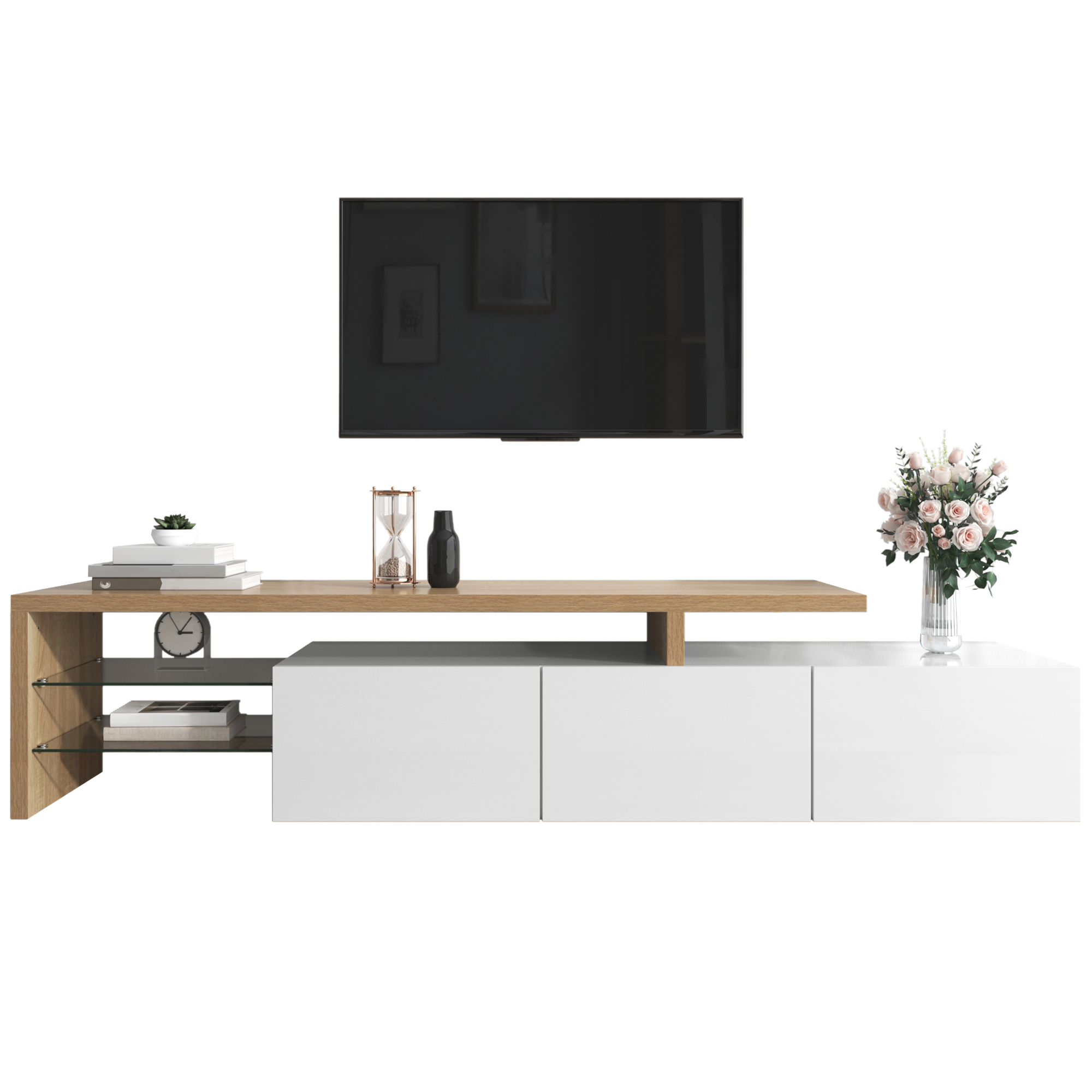Modernes TV-Schrank-Design: Stilvolle Eleganz, pra