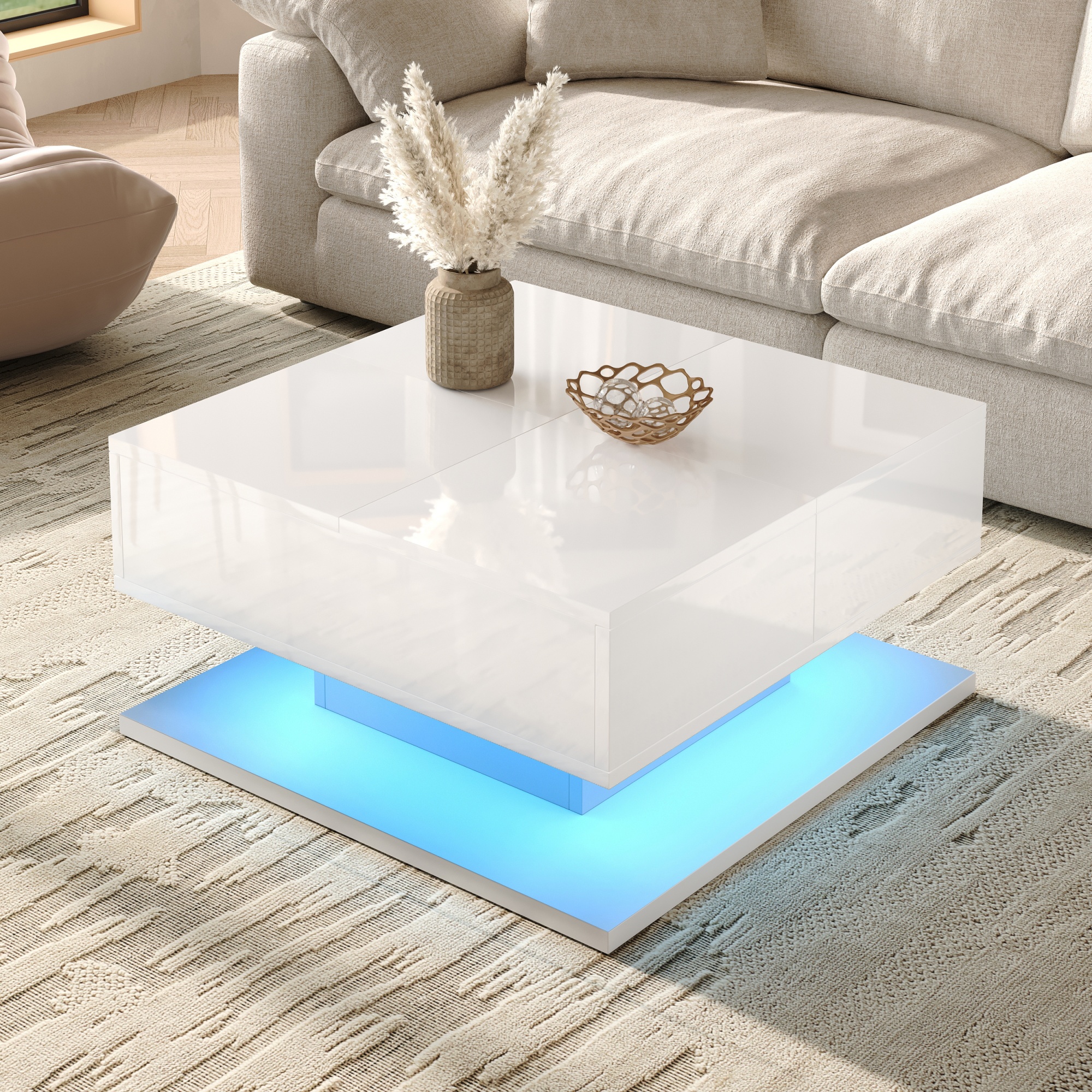 Image 9 – Table basse blanc