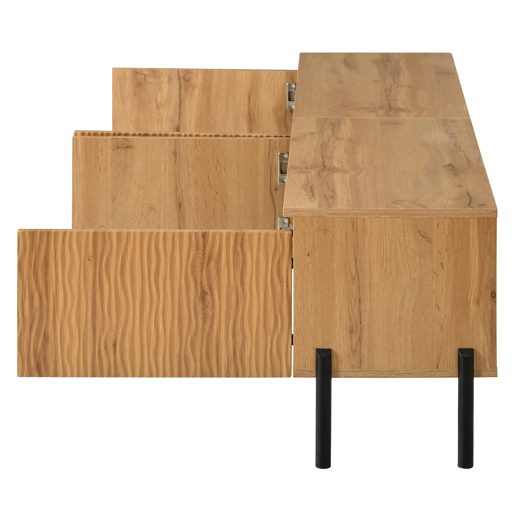 Détail du meuble TV
