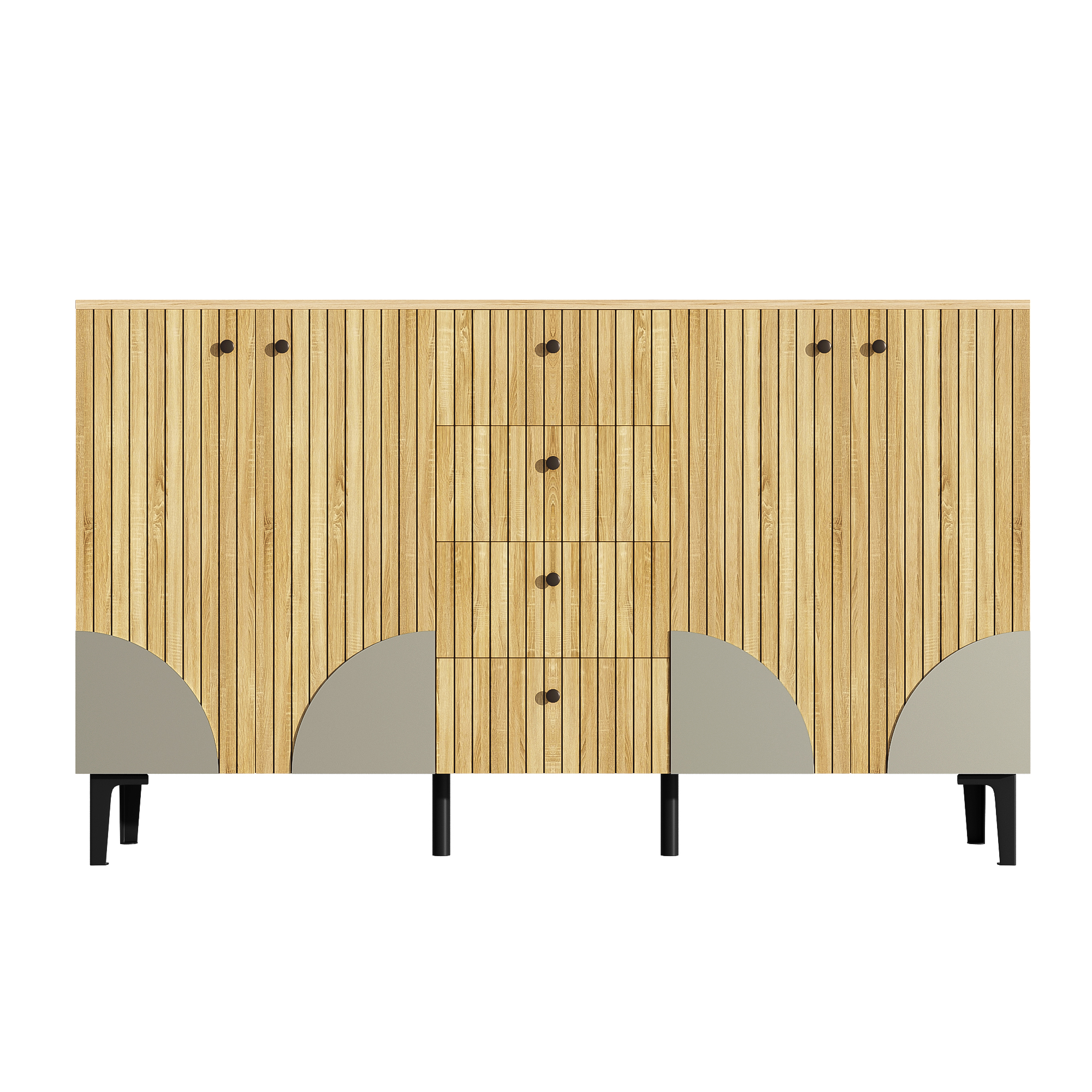 Détail des finitions noires