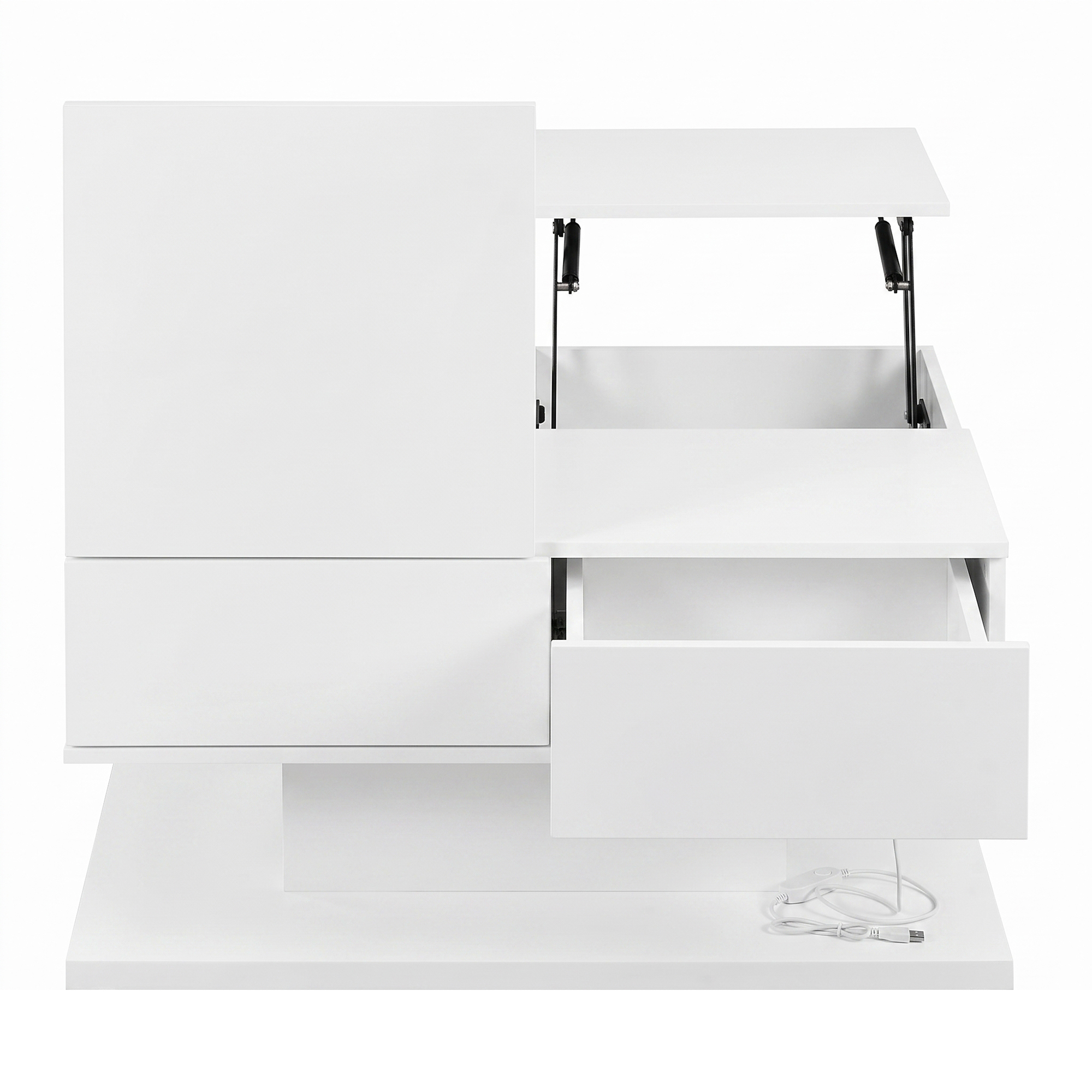 Image 21 – Table basse blanc