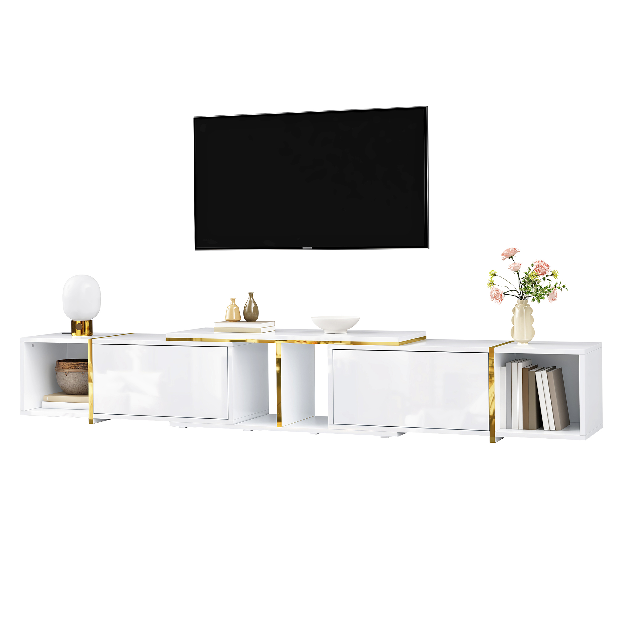 Vue principale du meuble TV