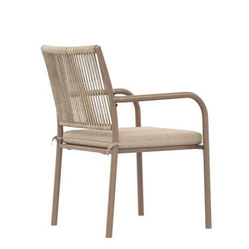 Coussins d'assise inclus