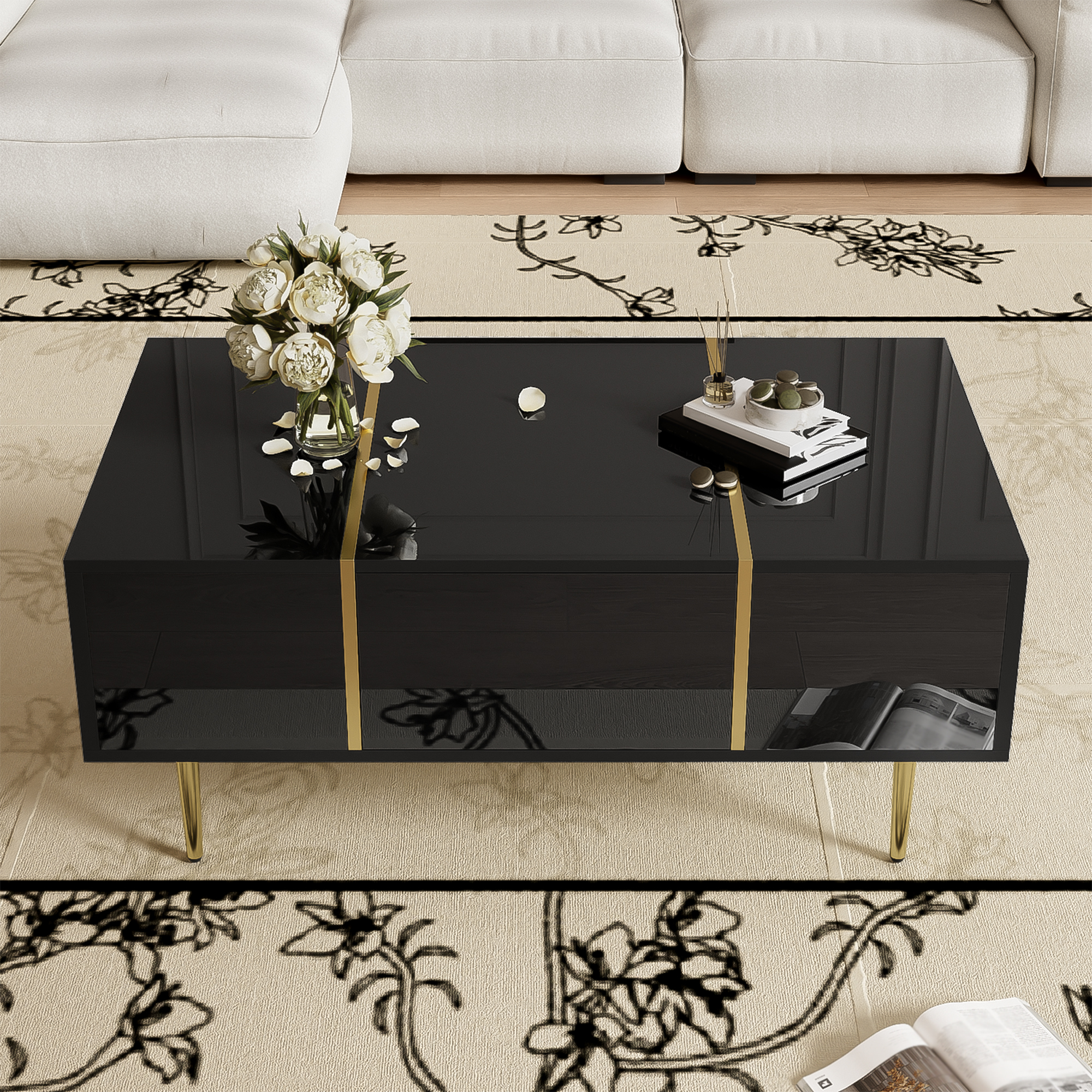 Détail du table basse