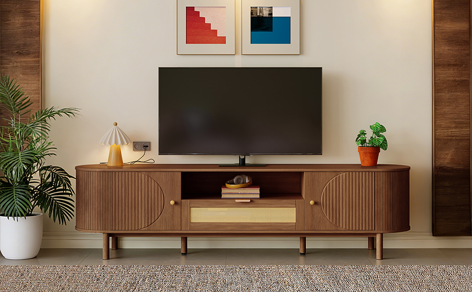 Meuble TV Courbé