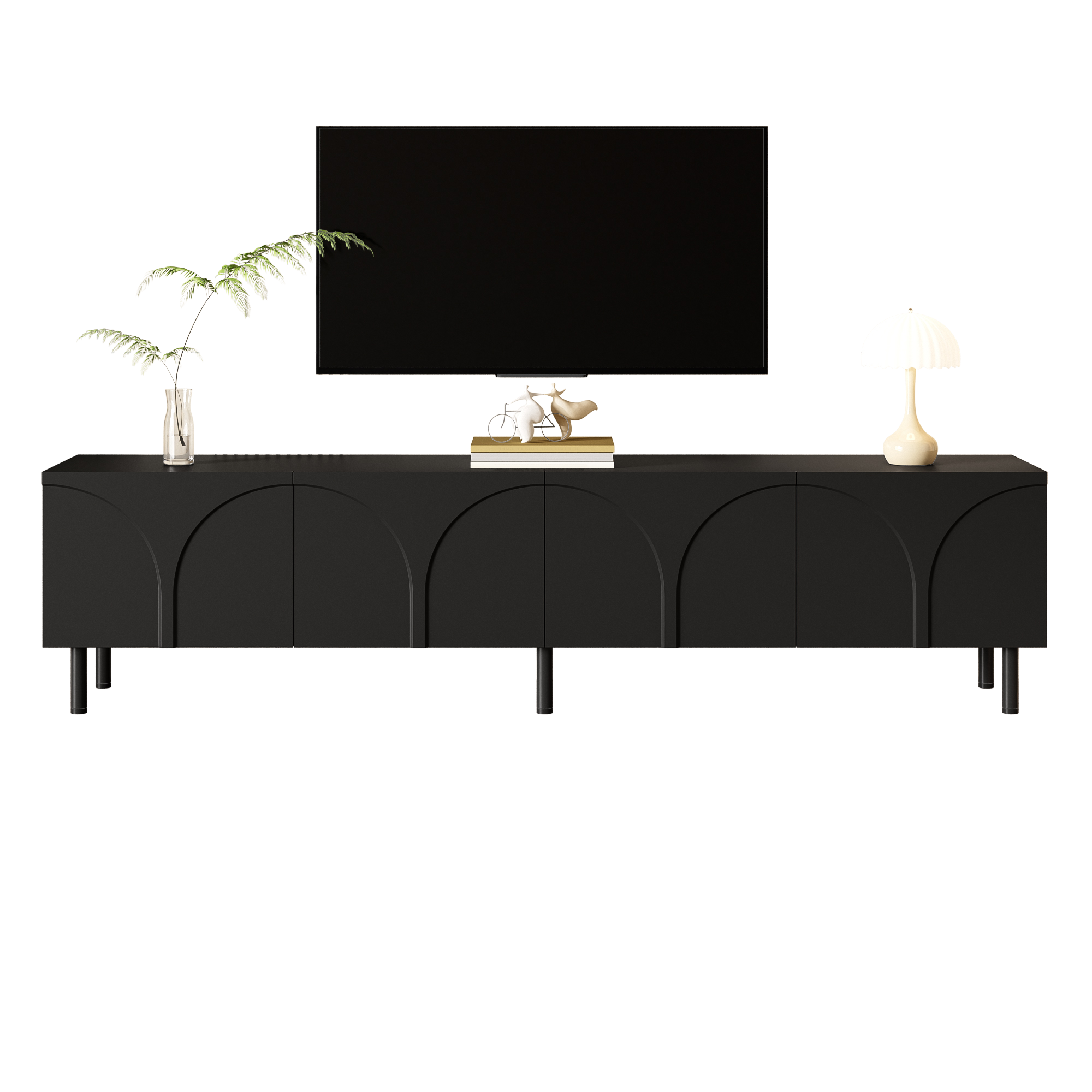 Dreidimensional geschwungenen Linien,TV-Schrank Lo