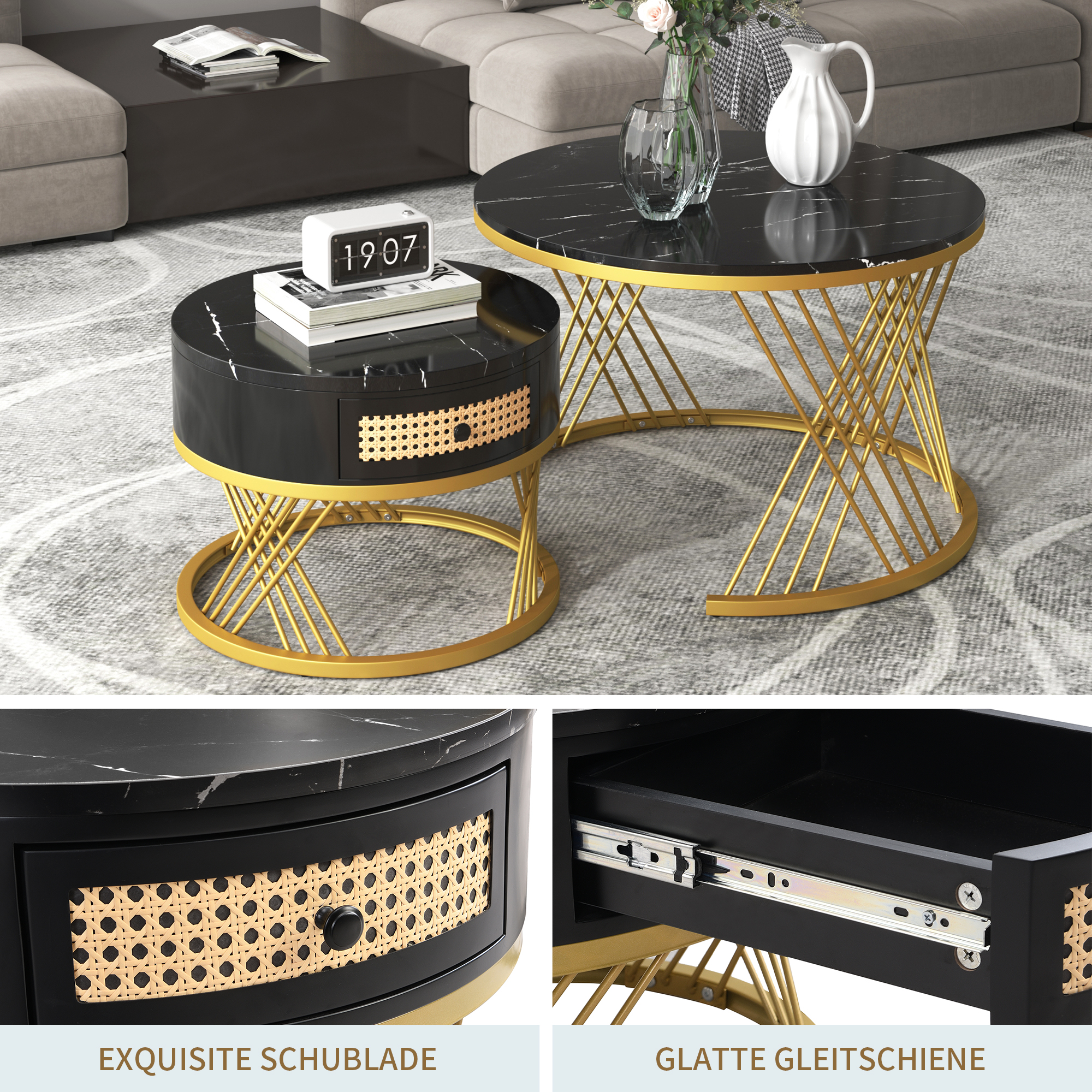 Détail du table basse