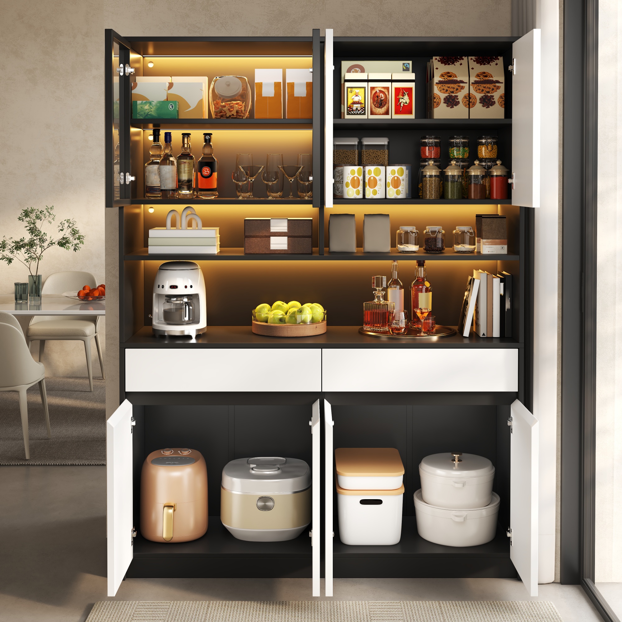 Détail du buffet