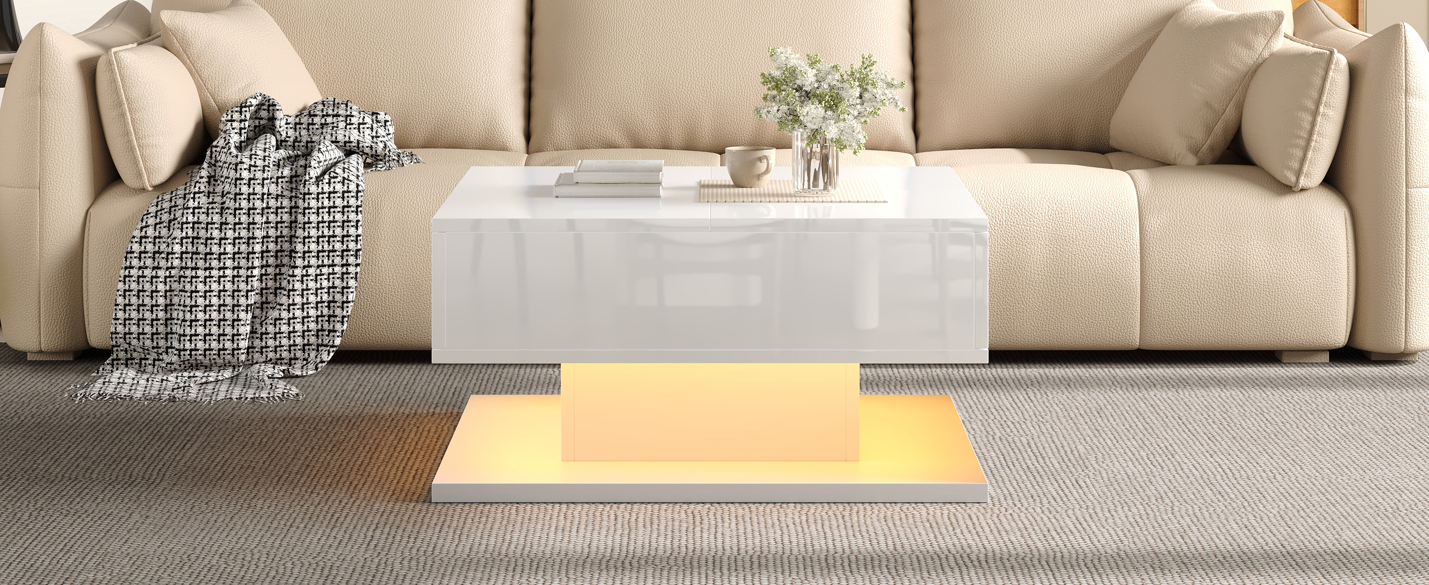 Image 7 – Table basse blanc