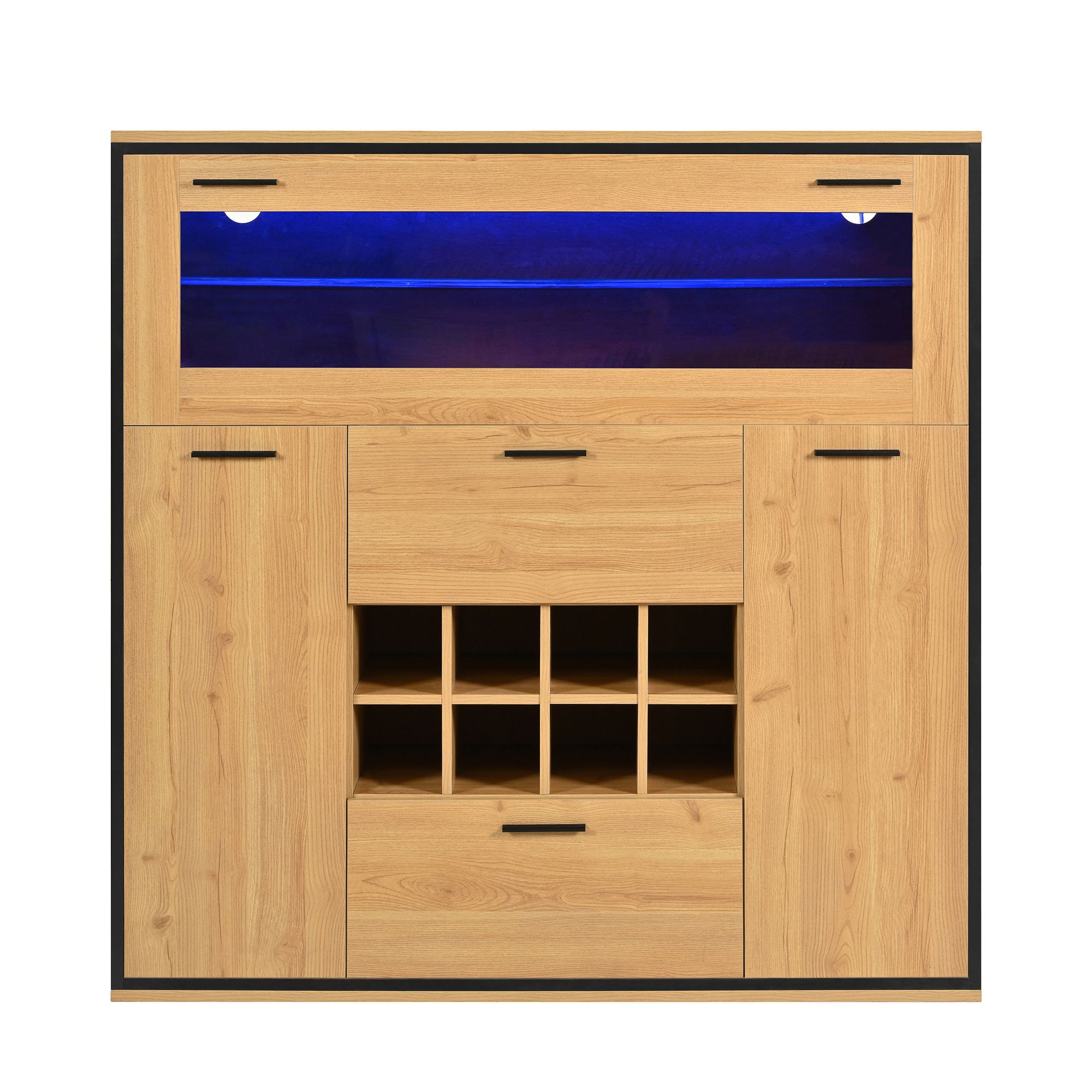 aperçu armoire à vin installée dans le salon