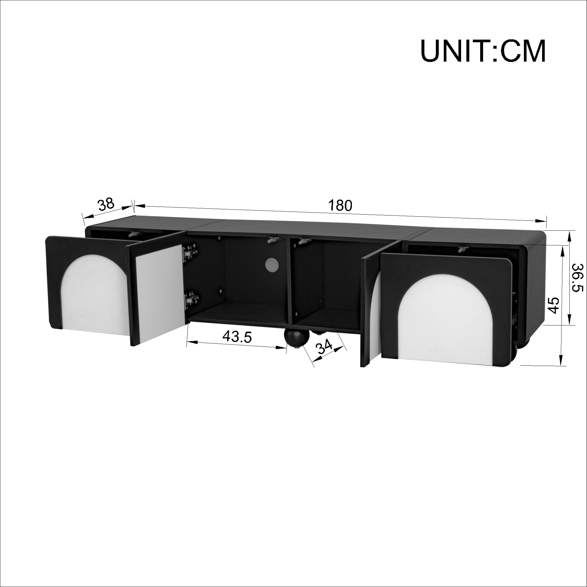 Dimensions du meuble TV