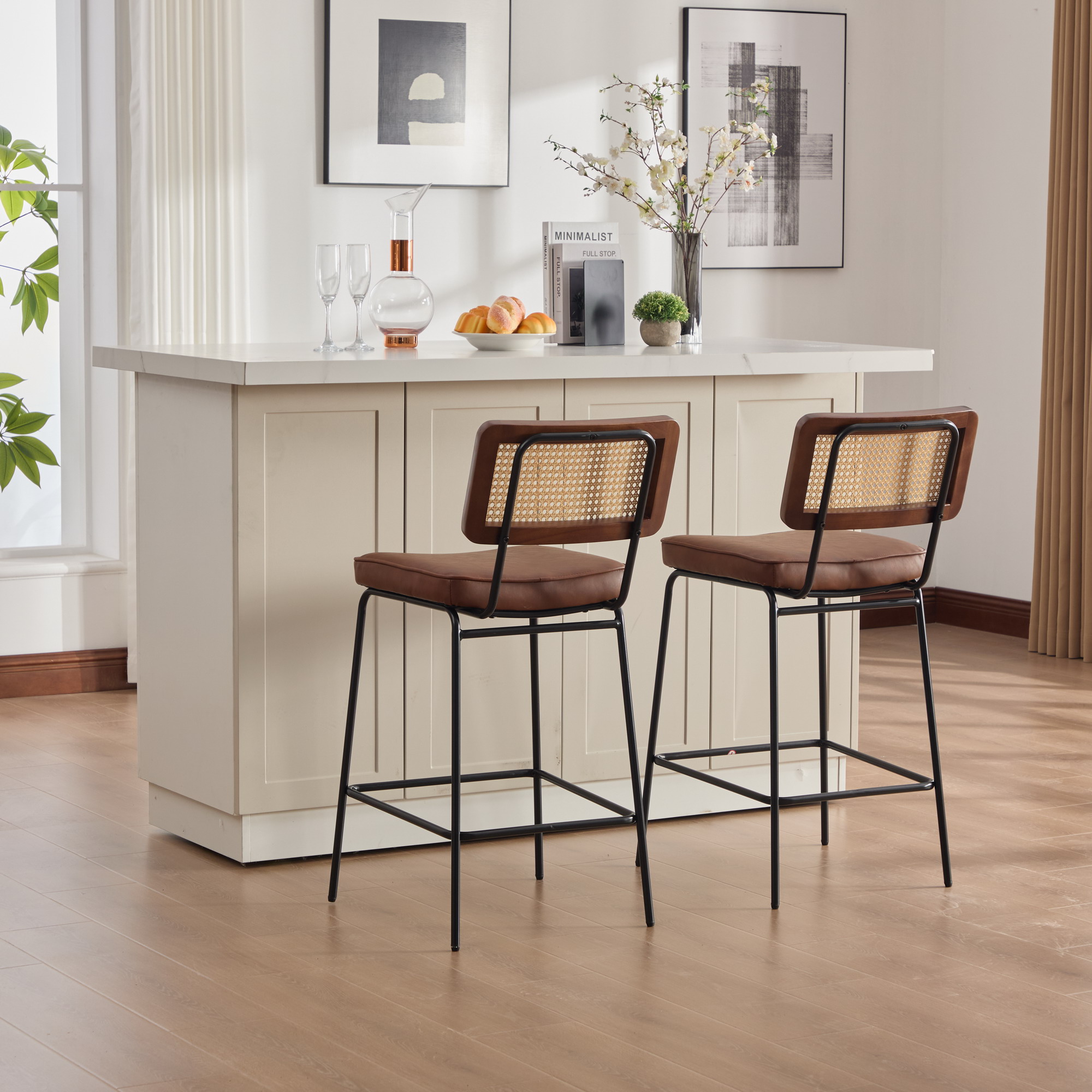 Détail du tabouret de bar