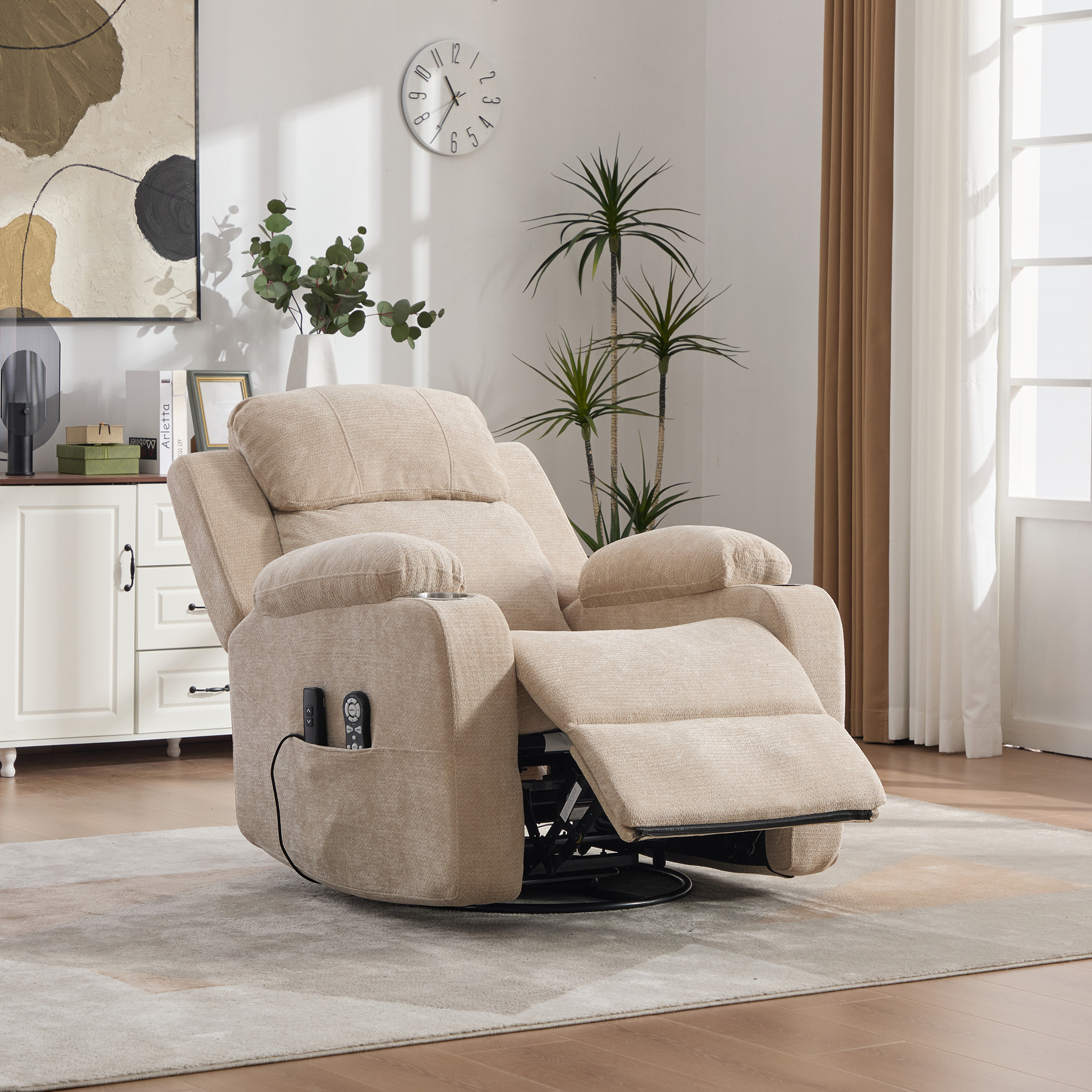 Elektrischer 360° drehbarer Relaxsessel mit Massag
