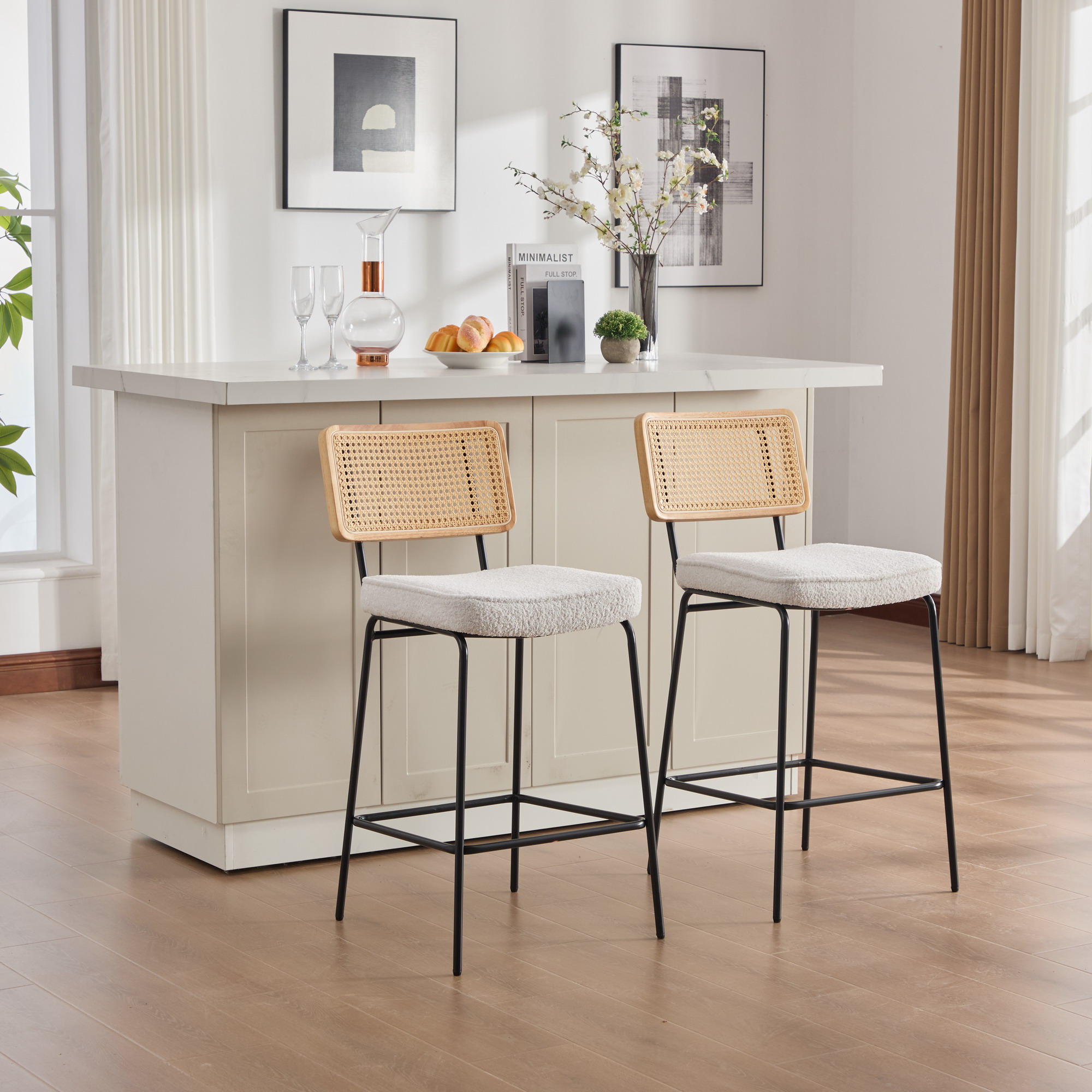Vue principale du tabouret de bar