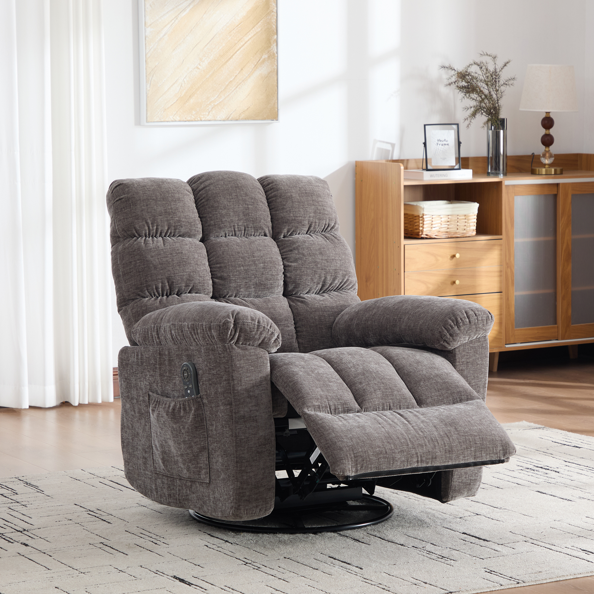 Elektrischer 360° drehbarer Relaxsessel mit Massag