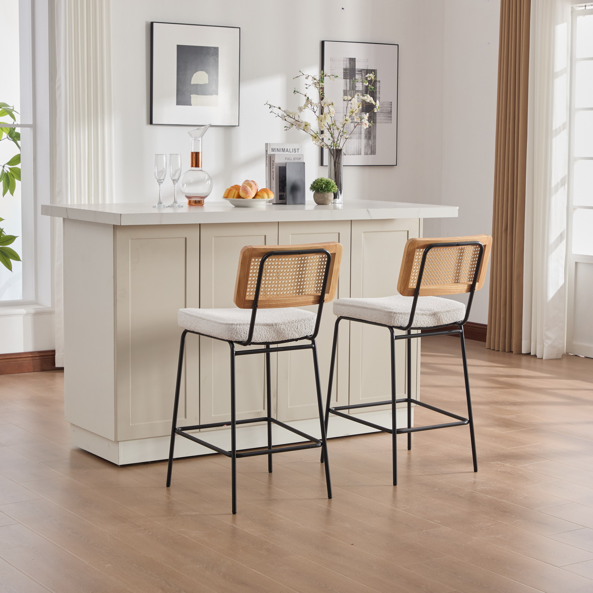 Détail du tabouret de bar