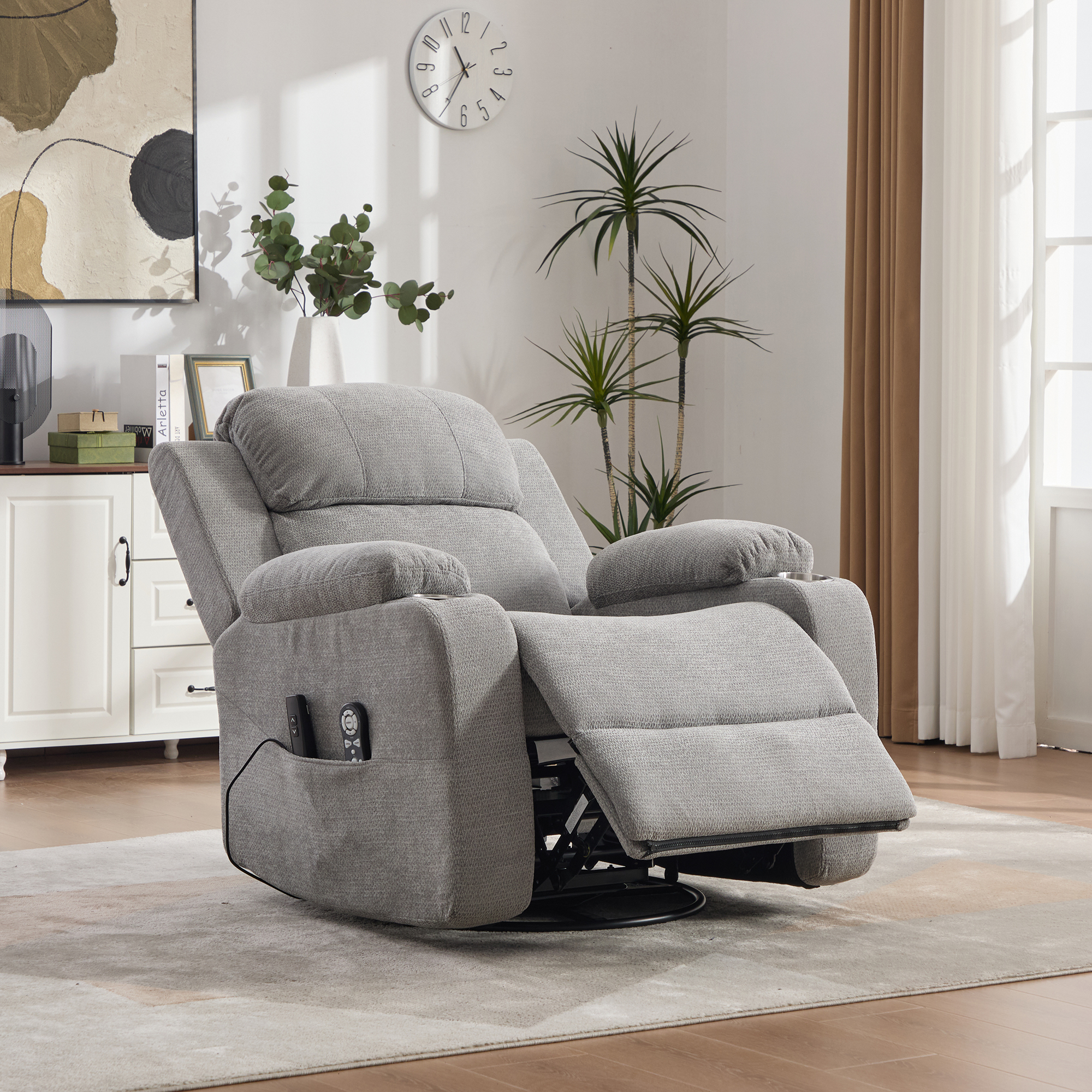 Elektrischer 360° drehbarer Relaxsessel mit Massag