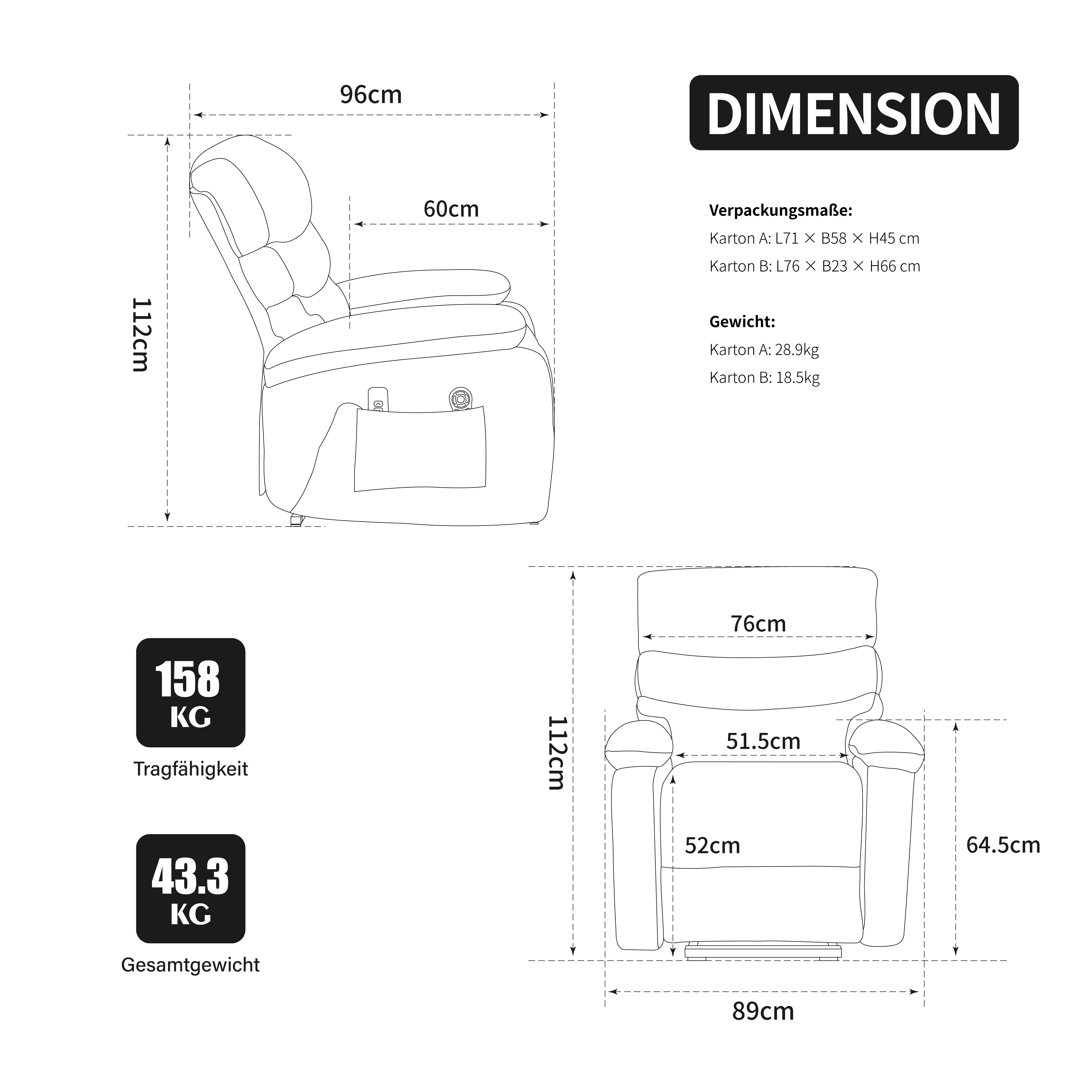Confort de massage optimal