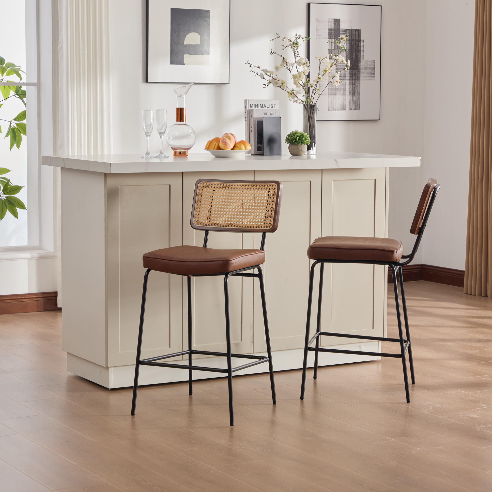 Détail du tabouret de bar