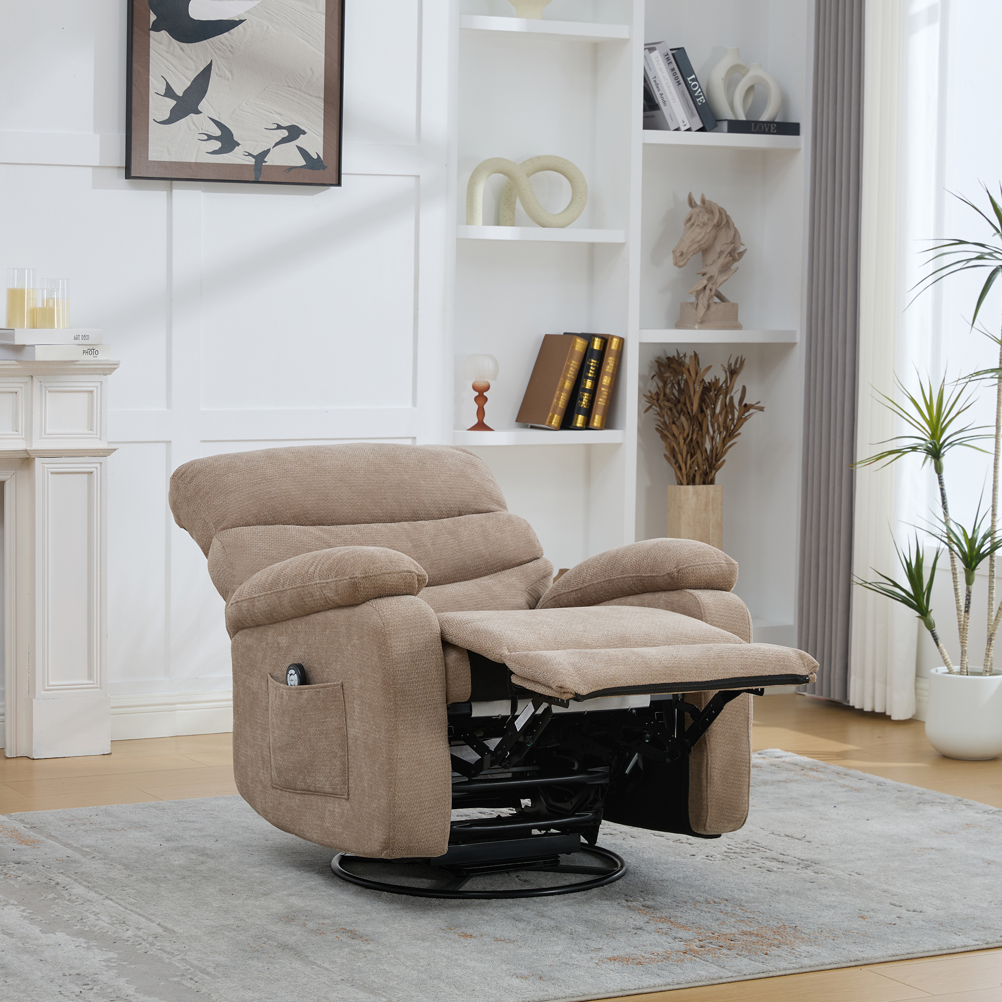 Elektrischer 360° drehbarer Relaxsessel mit Massag