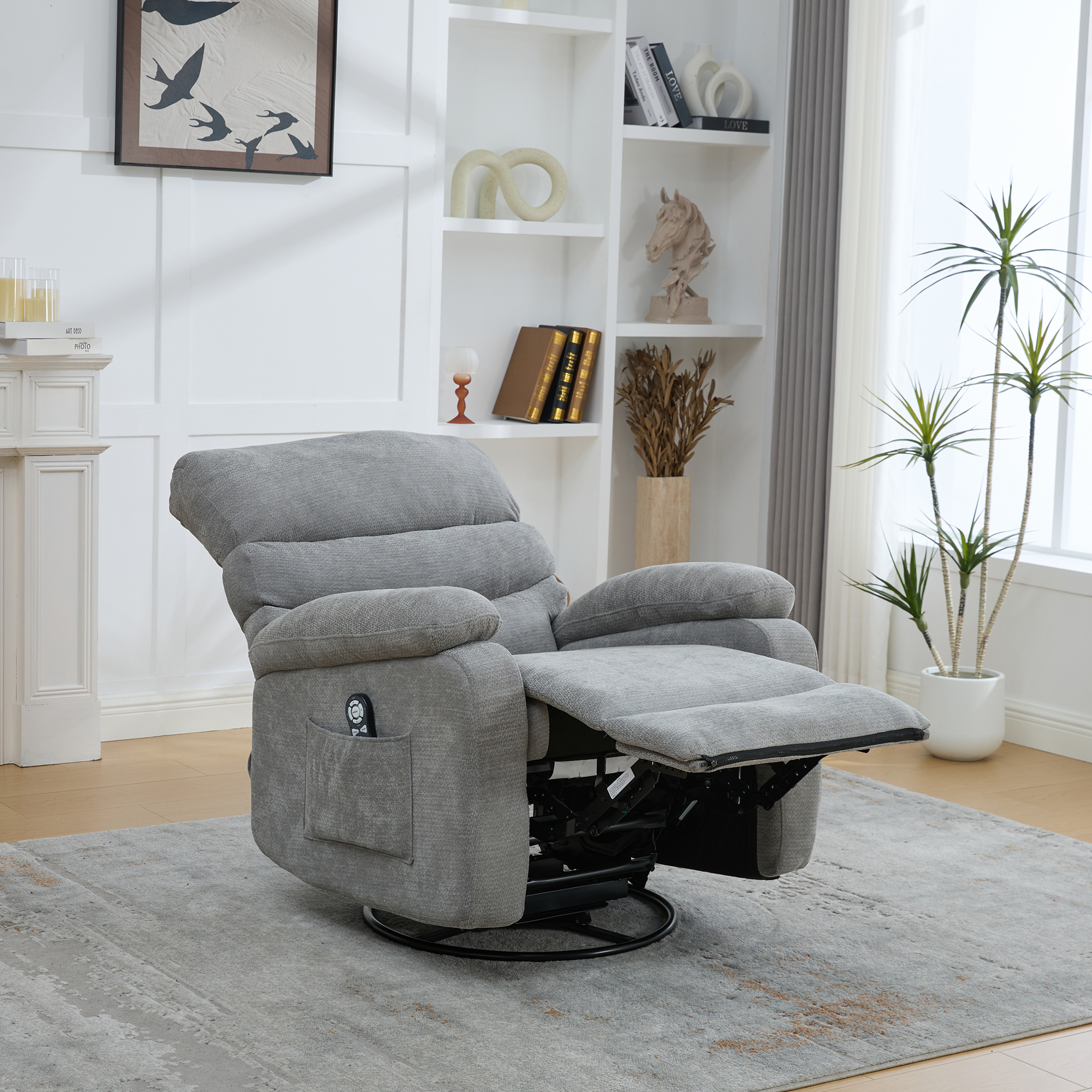 Elektrischer 360° drehbarer Relaxsessel mit Massag