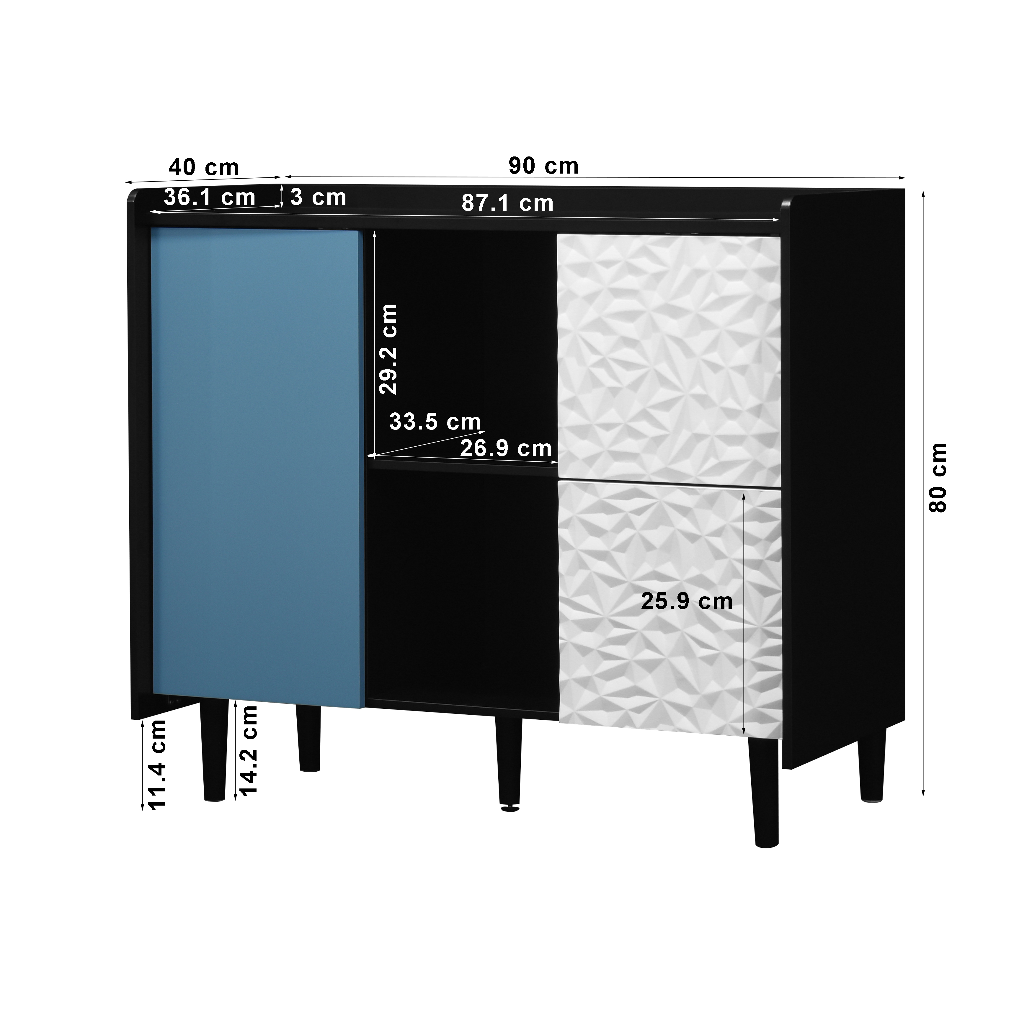 Dimensions du buffet