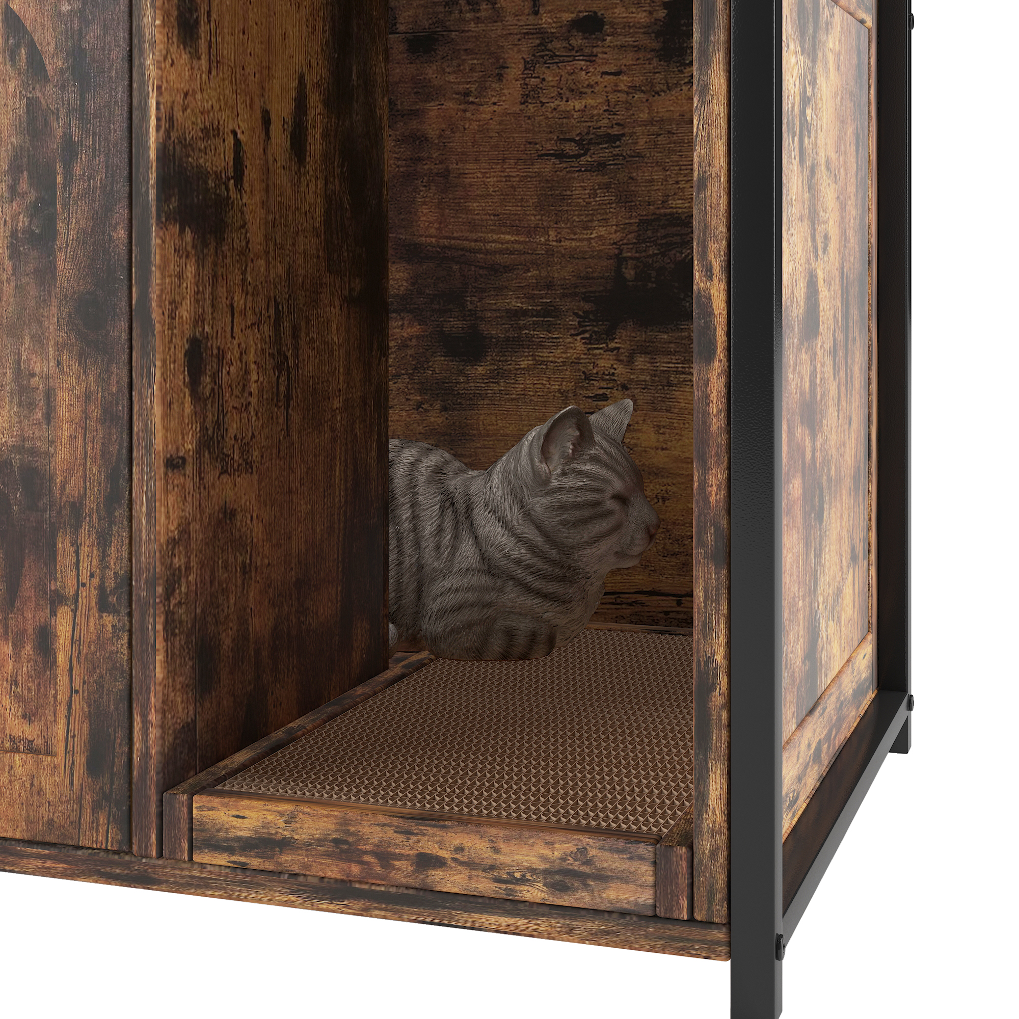 Etagère supérieure rangement accessoires animaux