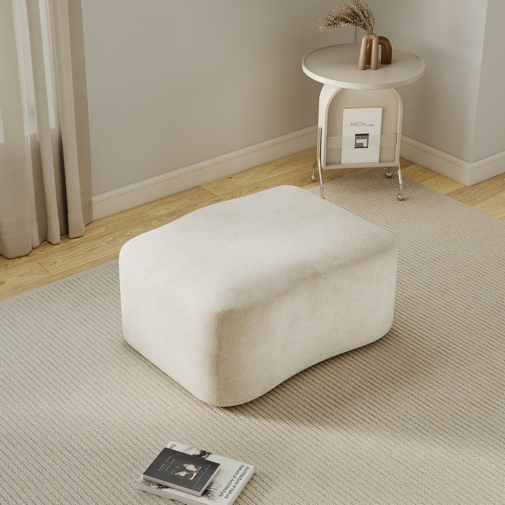 Détail du pouf