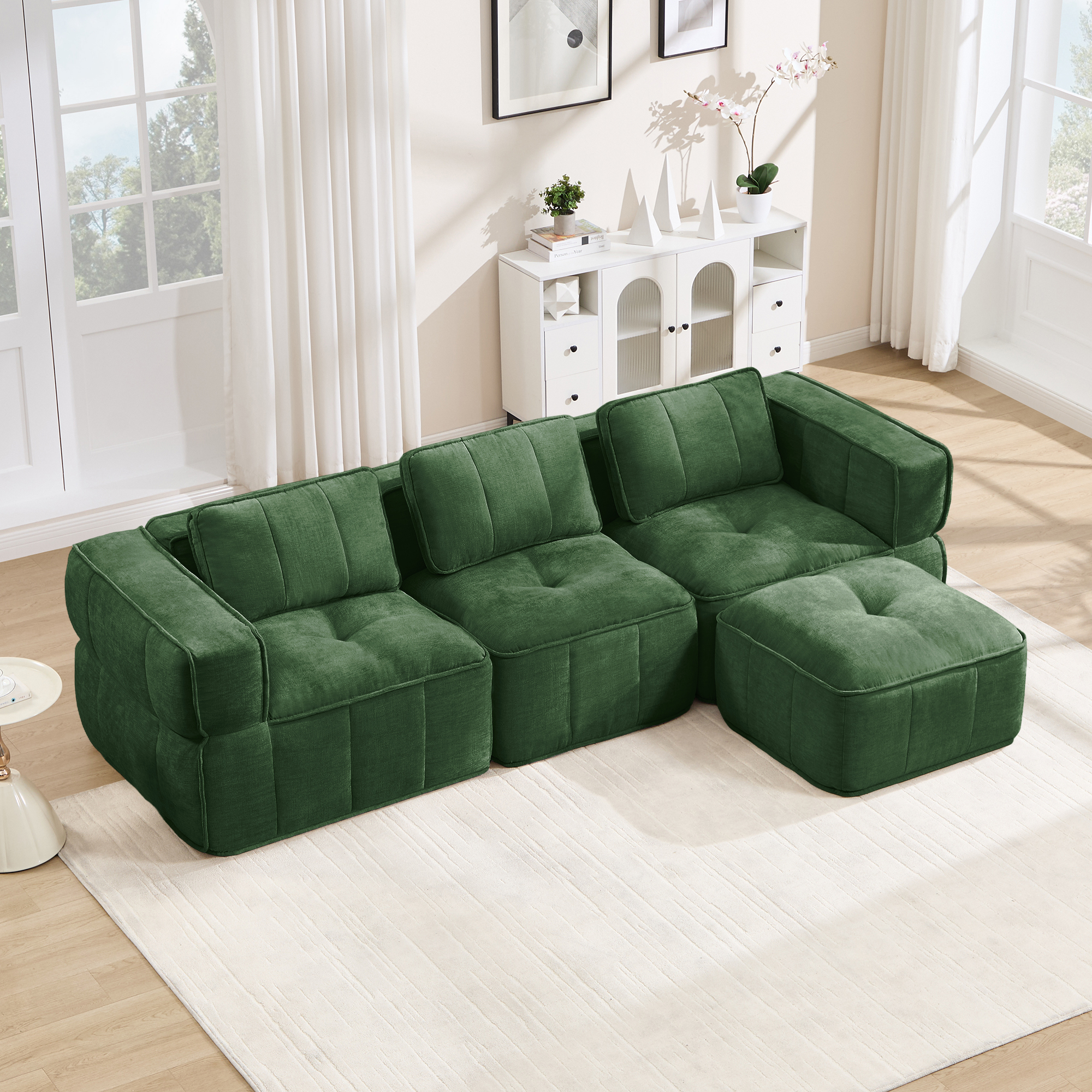 Canapé modulaire Vert - visuel 2