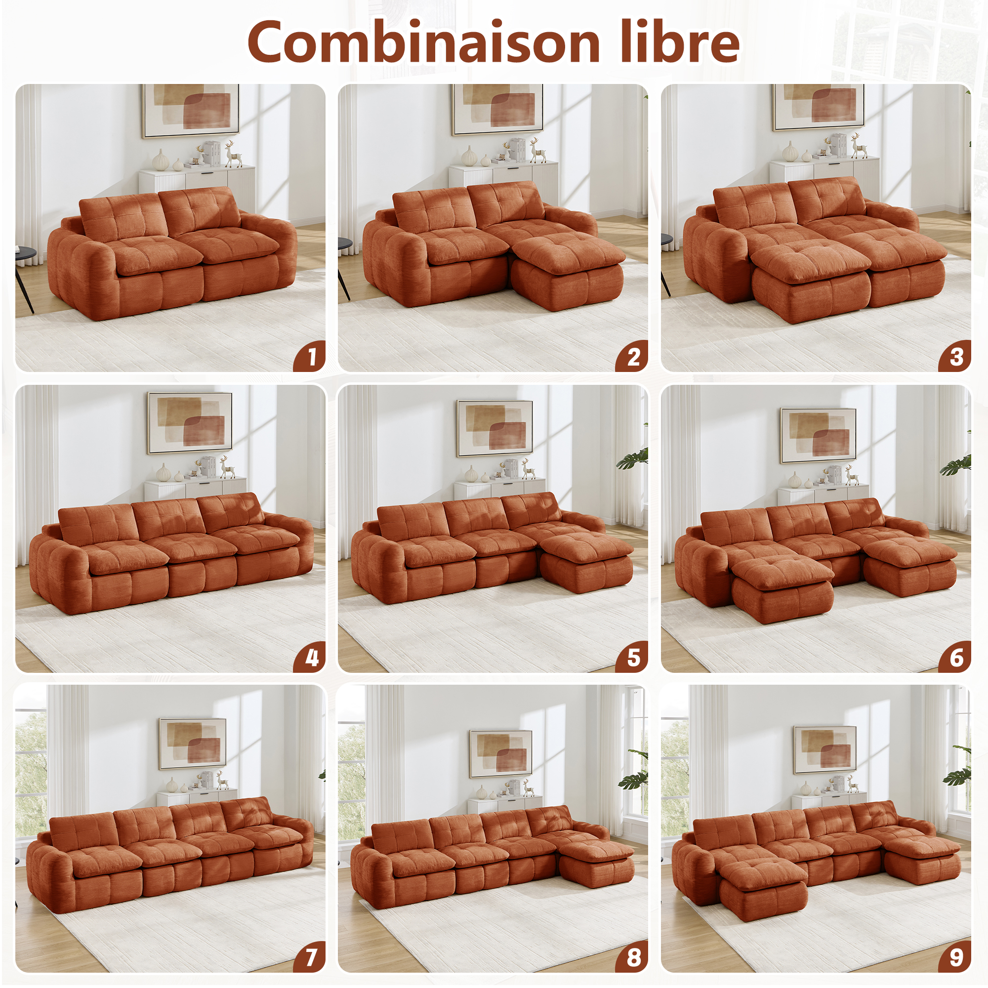 Présentation du canapé