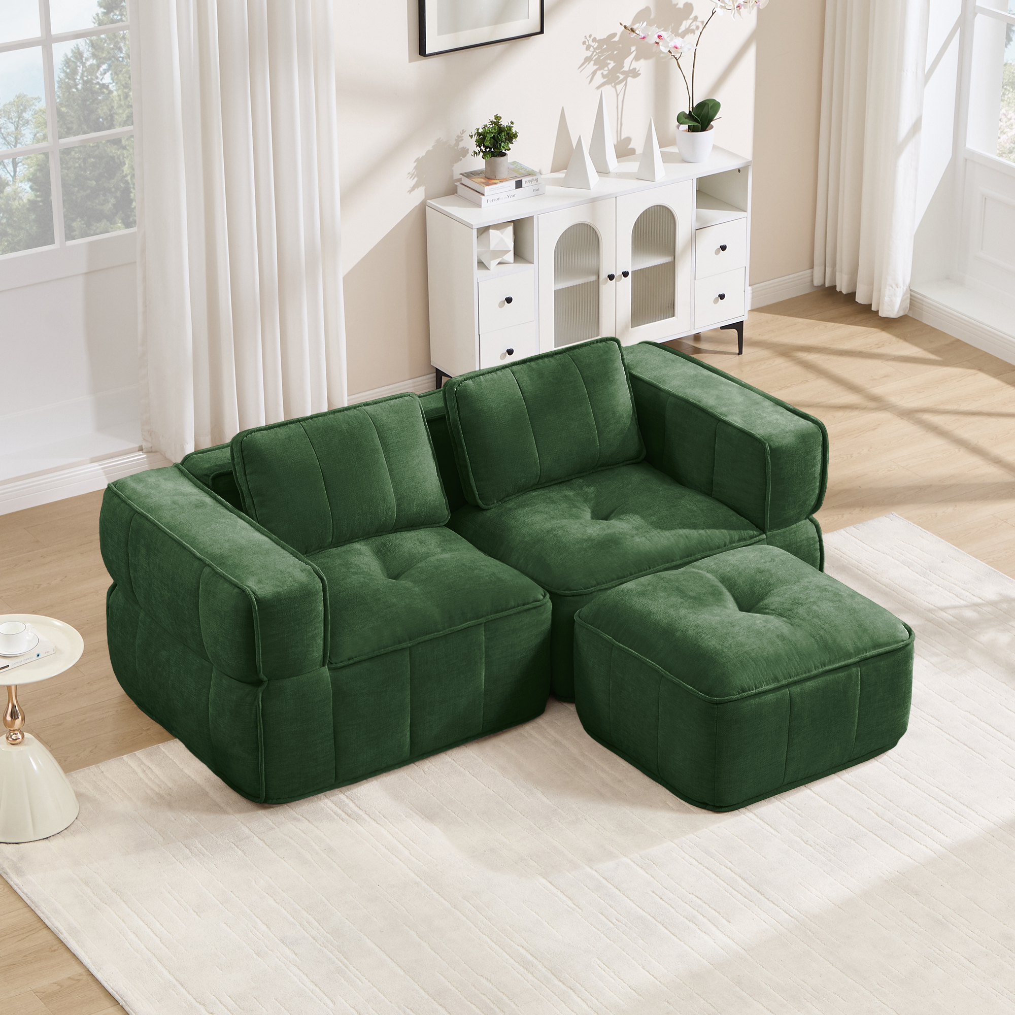 Canapé modulaire Vert - visuel 1
