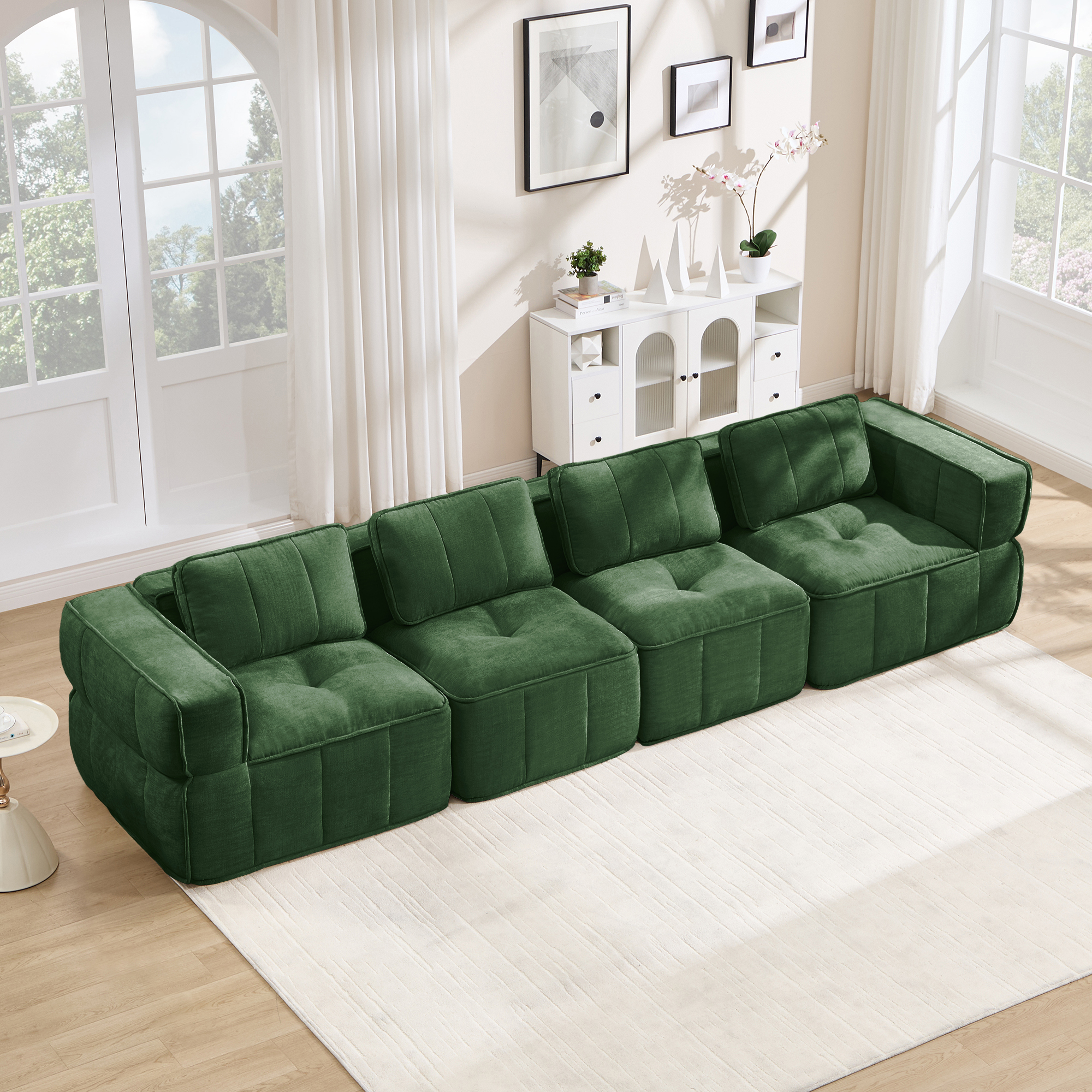 Canapé modulaire Vert - visuel 2